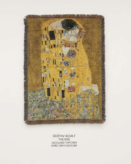 Klimt The Kiss Jacquard Tapestry Tapestry