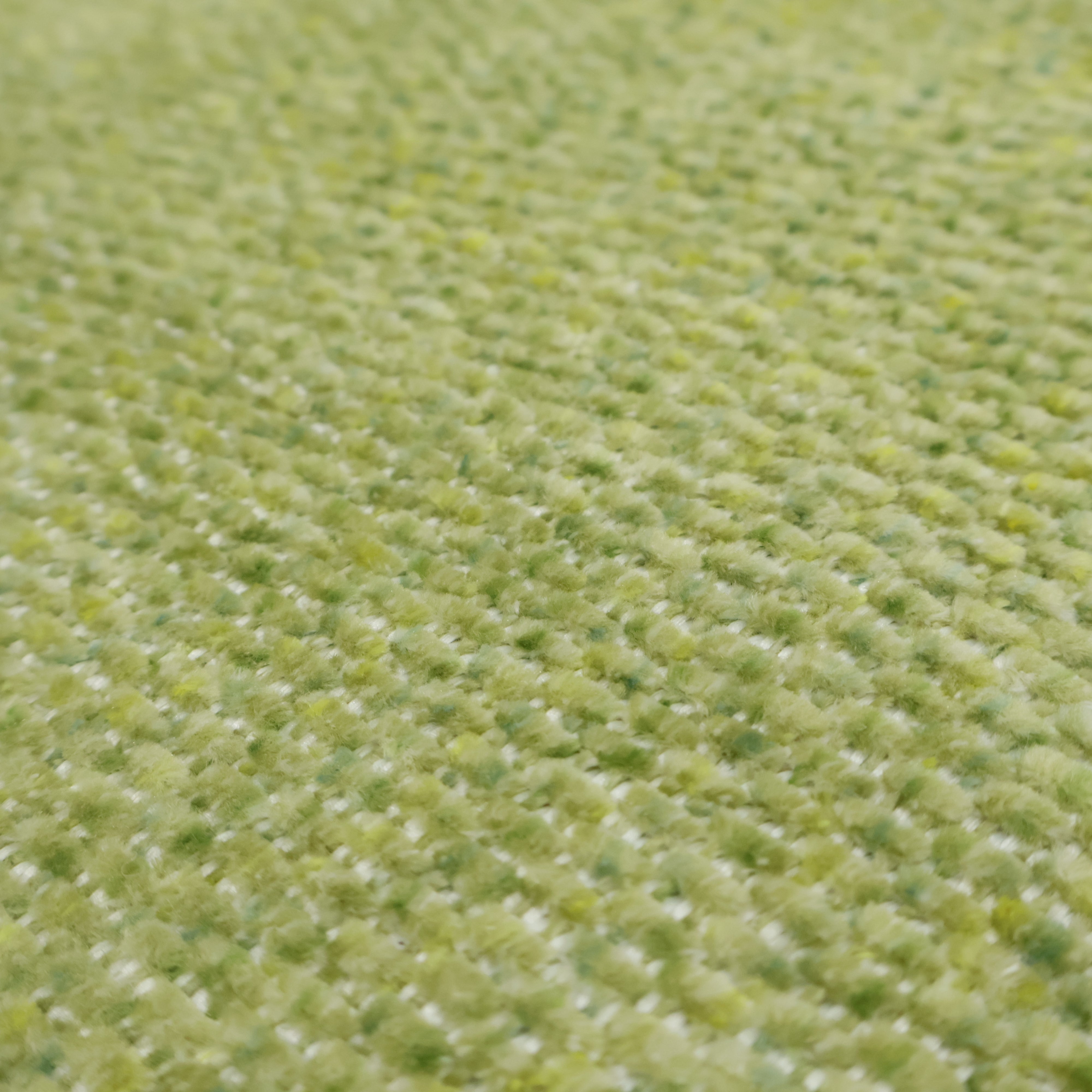 Chartreuse Green Boucle Chenille Jacquard Fabric Sofa & Upholstery