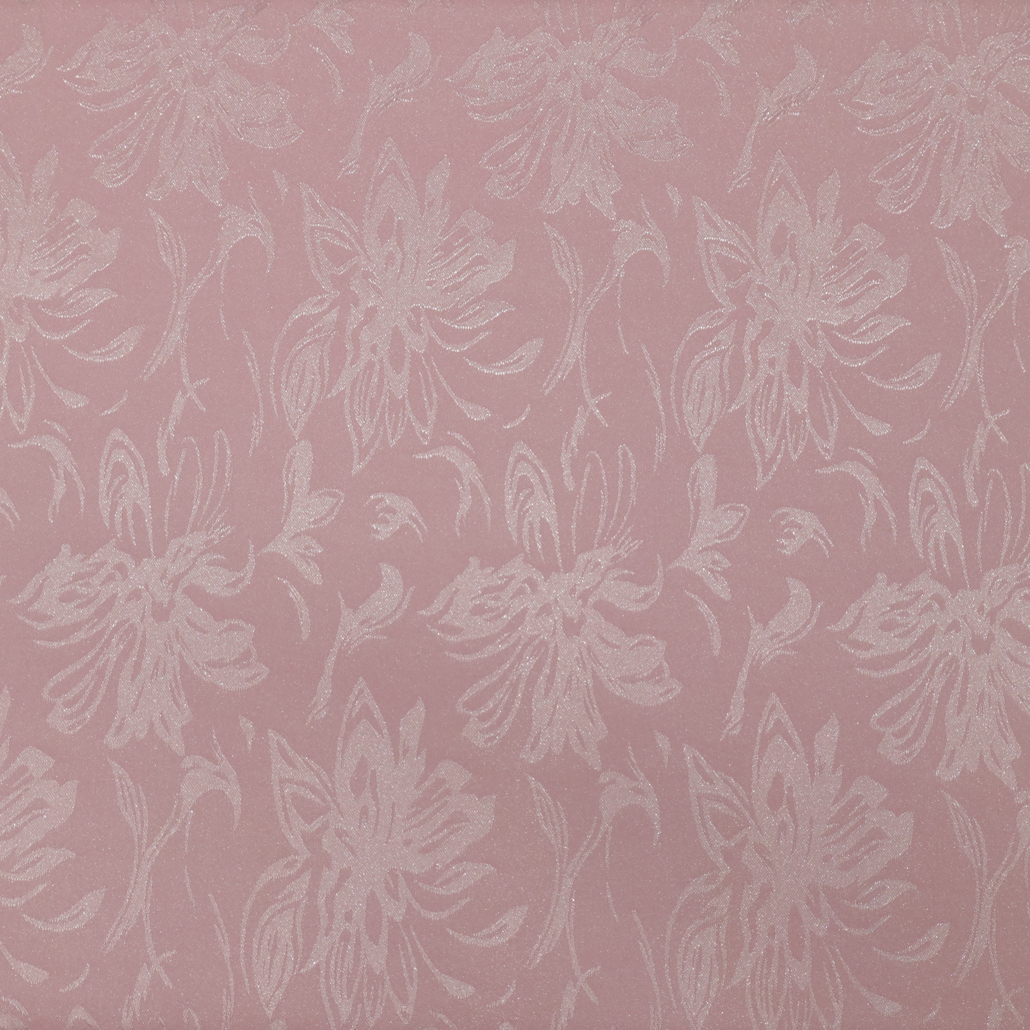 Blush Pink Floral Jacquard Fabric Sofa & Upholstery