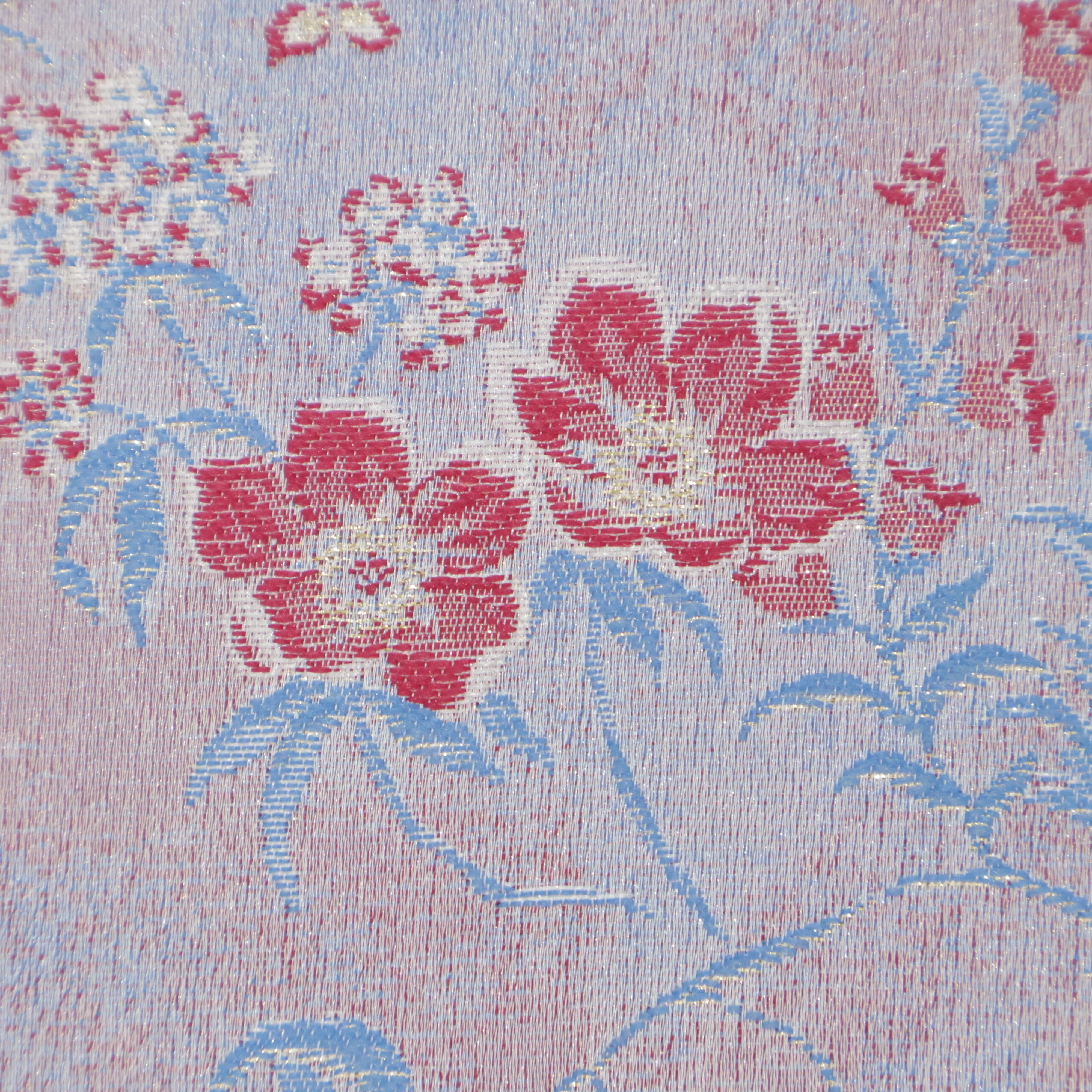 Blush Pink Scattered Floral Jacquard Fabric Brocade Jacquard