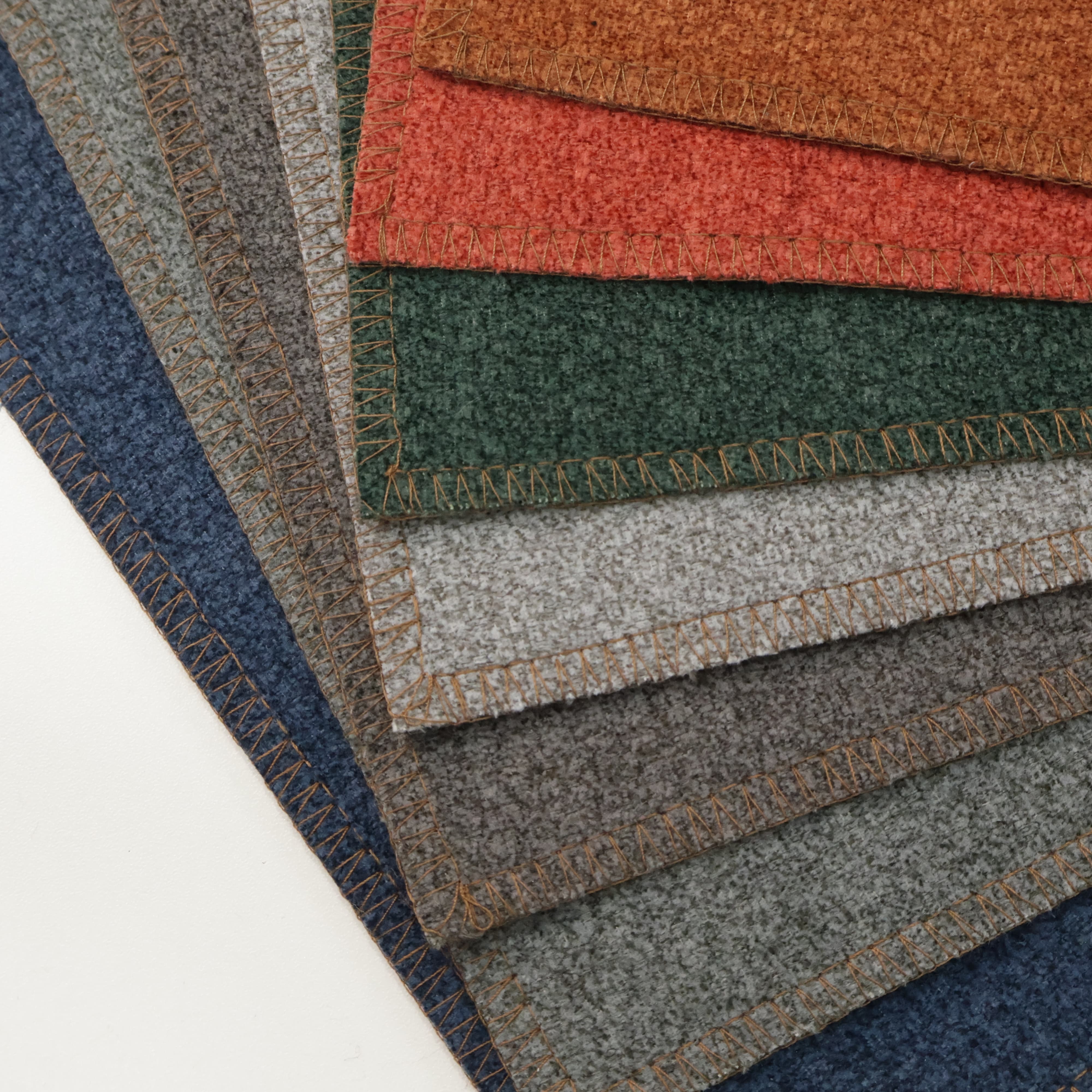 Multi-Color Plain Boucle Jacquard Fabric