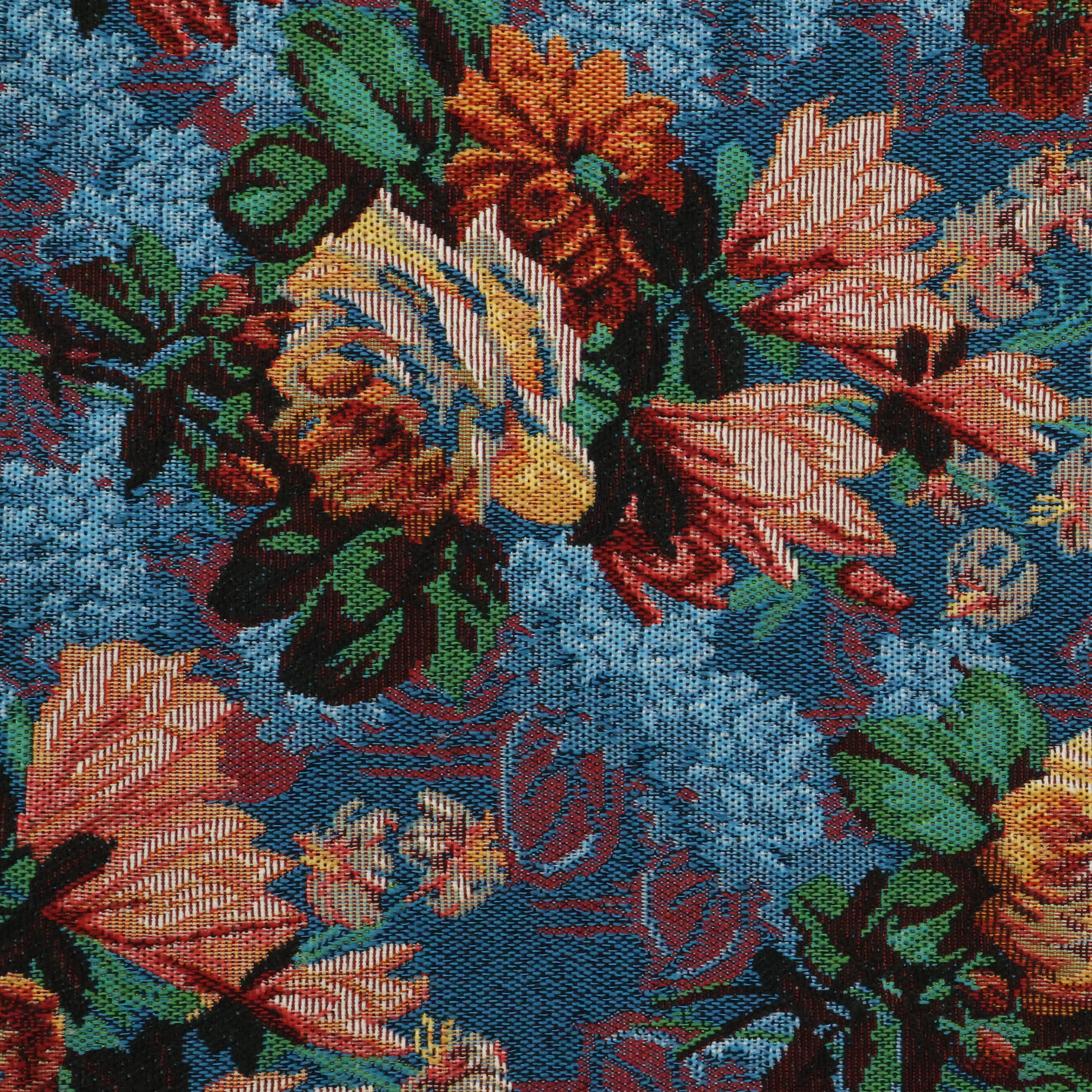 Impressionist Floral Jacquard Fabric Bags & Accessories