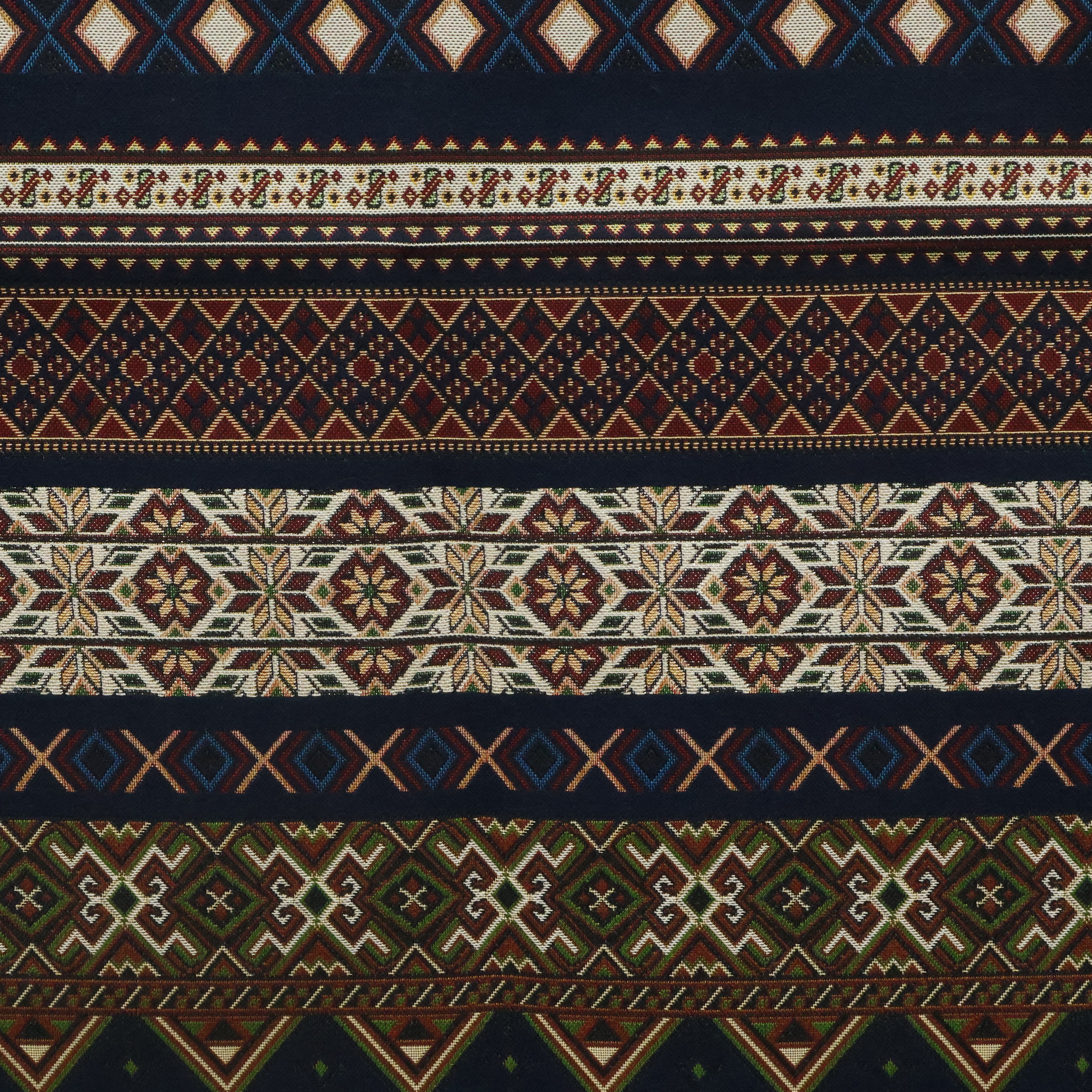 Nordic Geometric Stripe Jacquard Fabric Custom Designer Jacquard