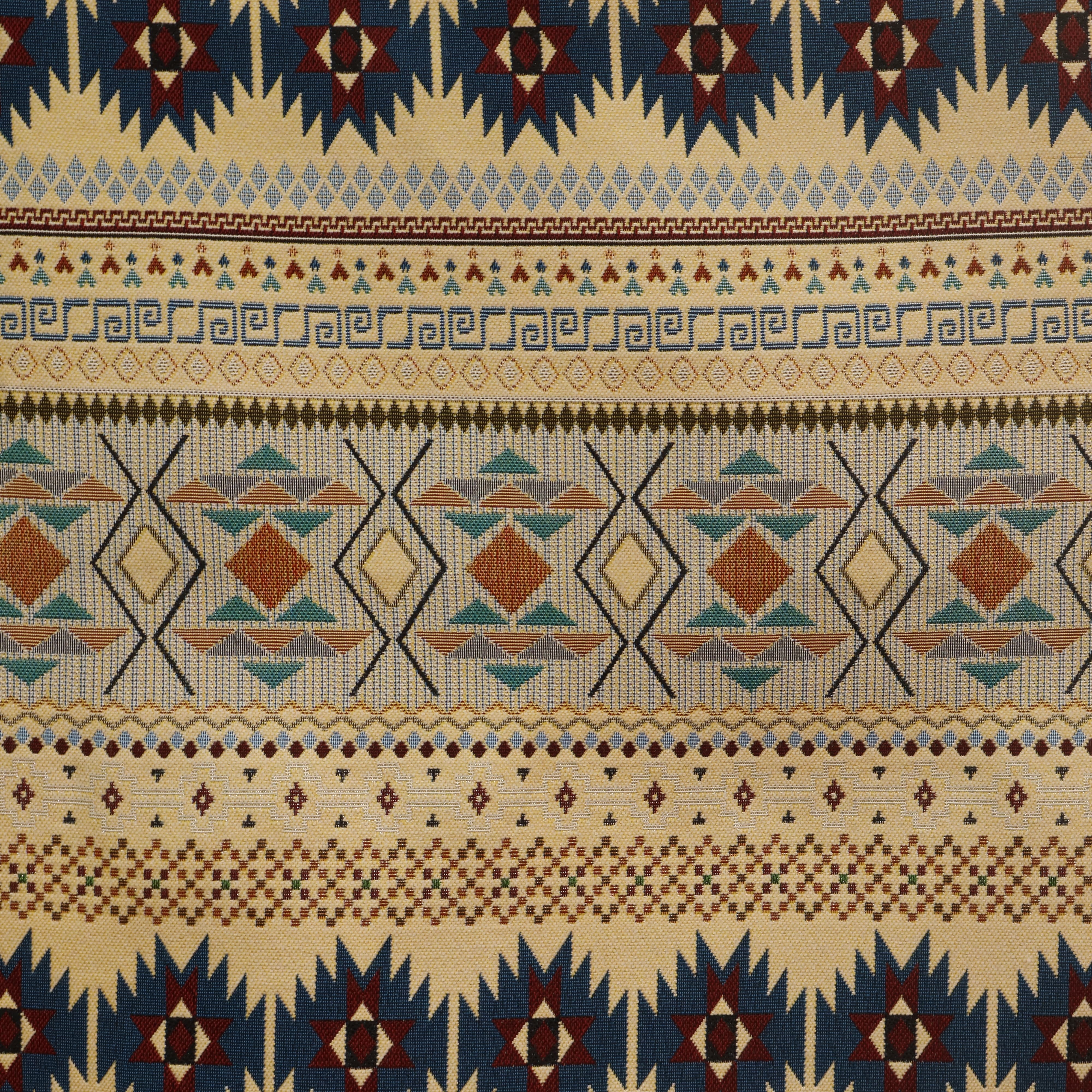 Southwest Geometric Jacquard Fabric Custom Designer Jacquard