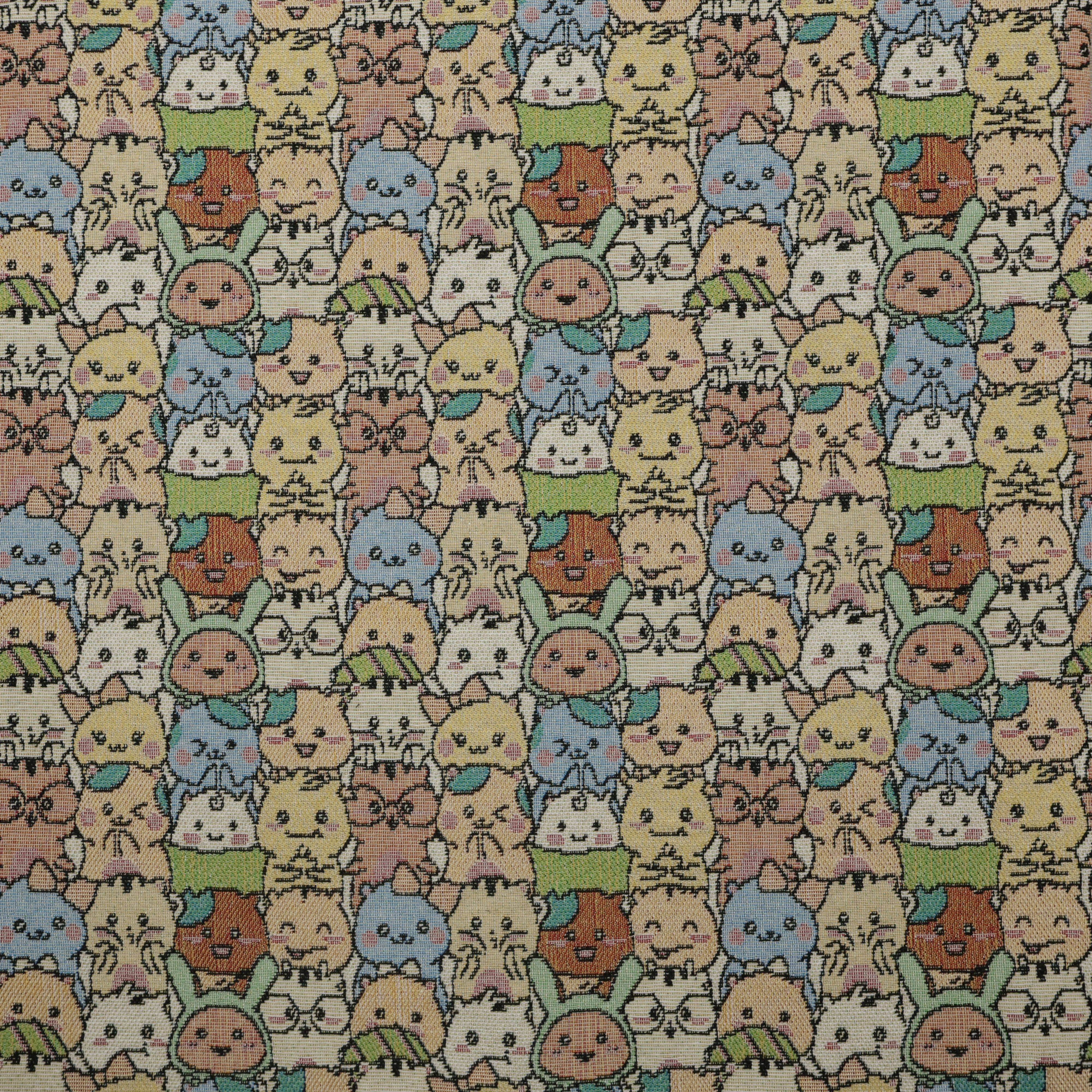 Kawaii Animal Jacquard Fabric Bags & Accessories
