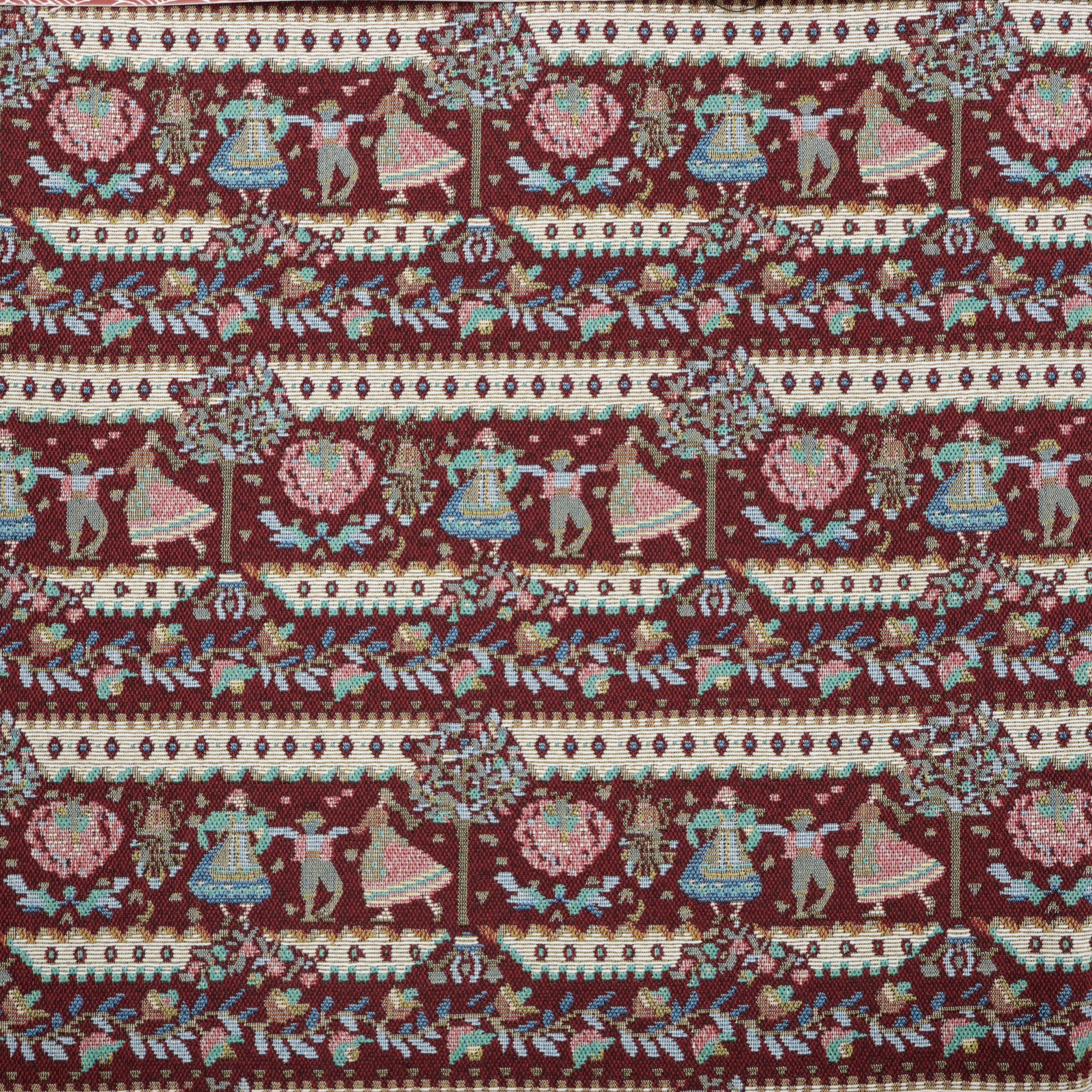 Strawberry Daisy Jacquard Fabric Bags & Accessories