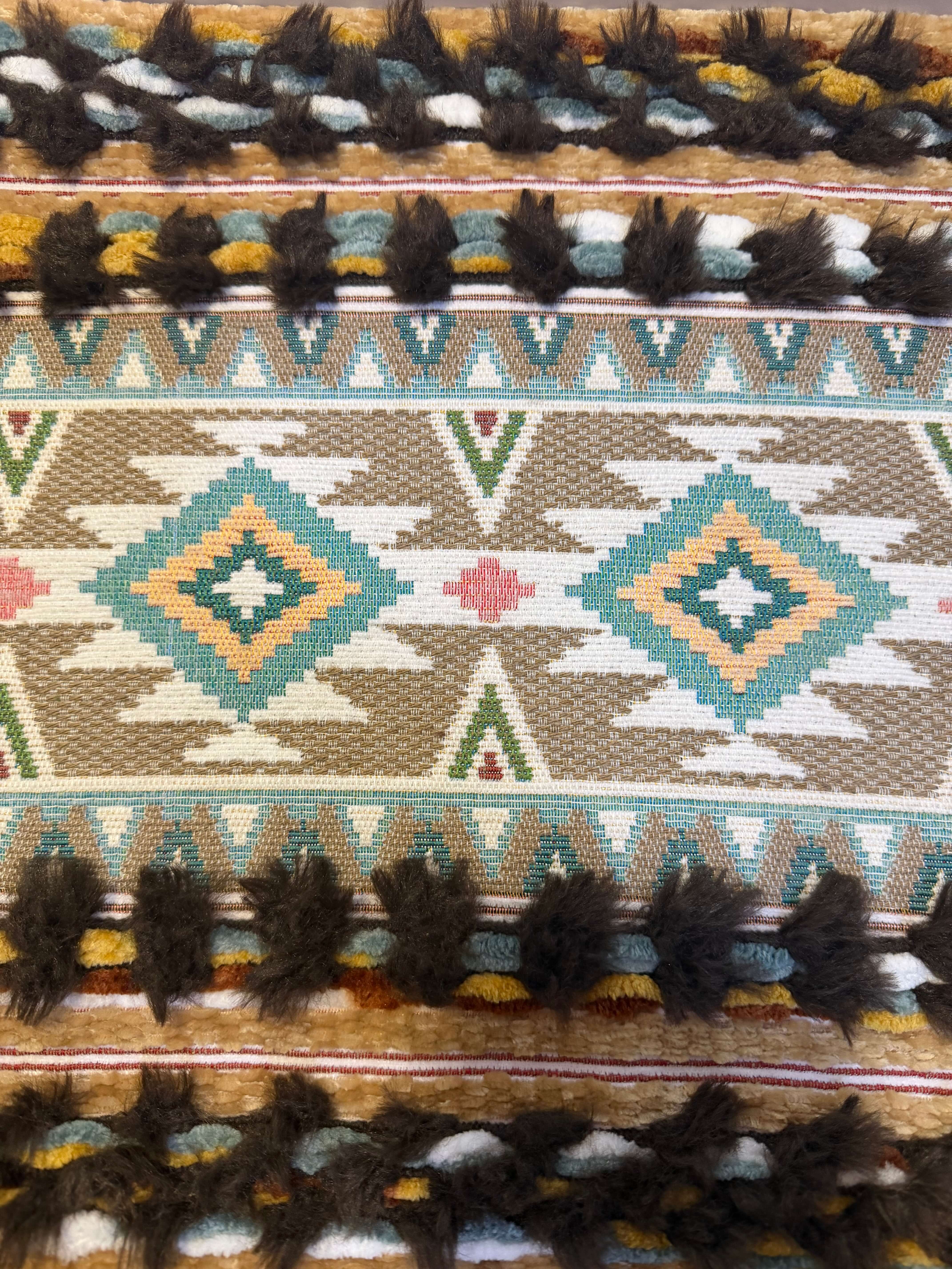 Artisan Specialty Yarn Jacquard Textile Custom Designer Jacquard
