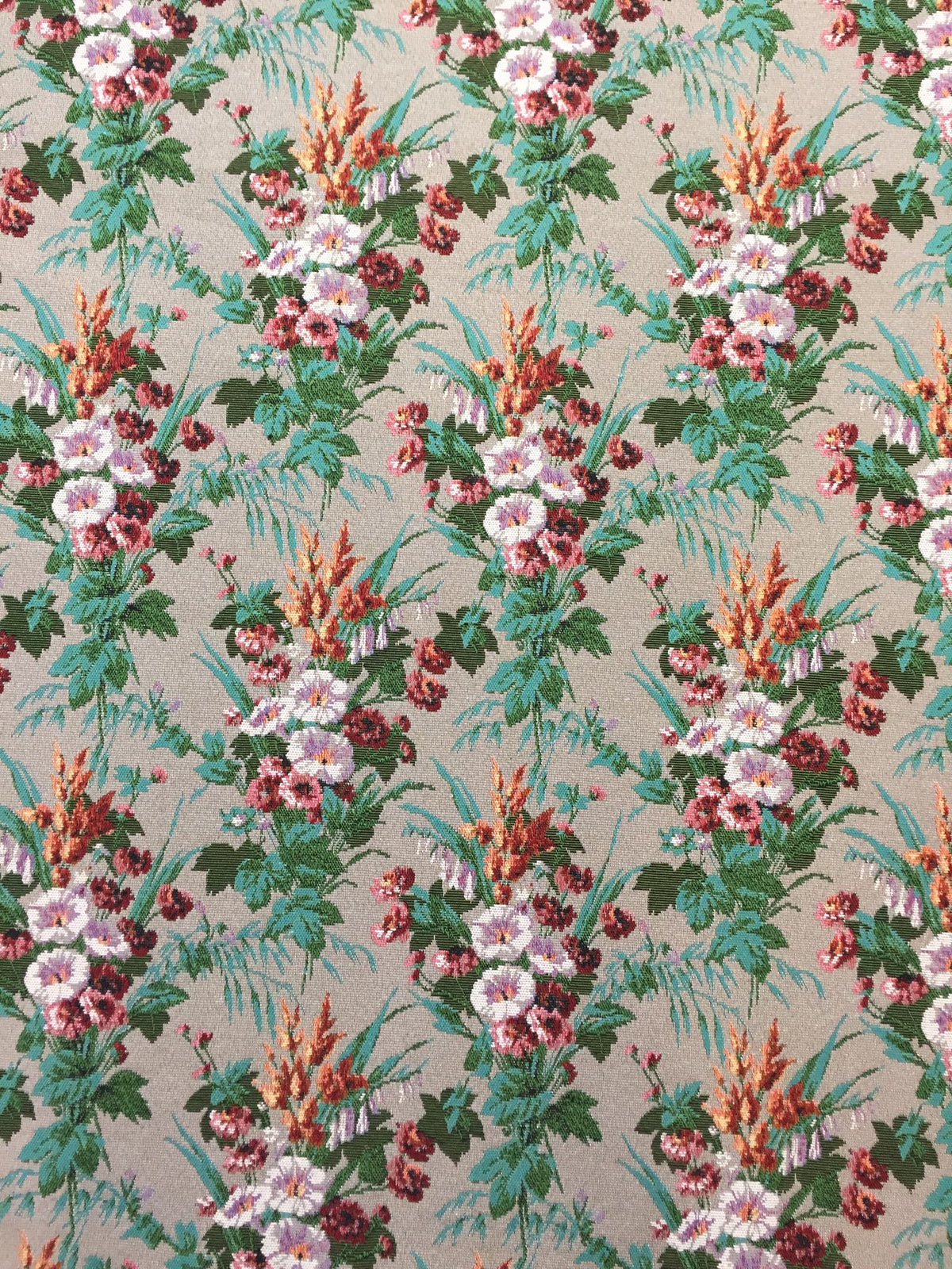 Bamboo Blossom Polyester Jacquard Fabric for Bags Polyester Jacquard Fabric