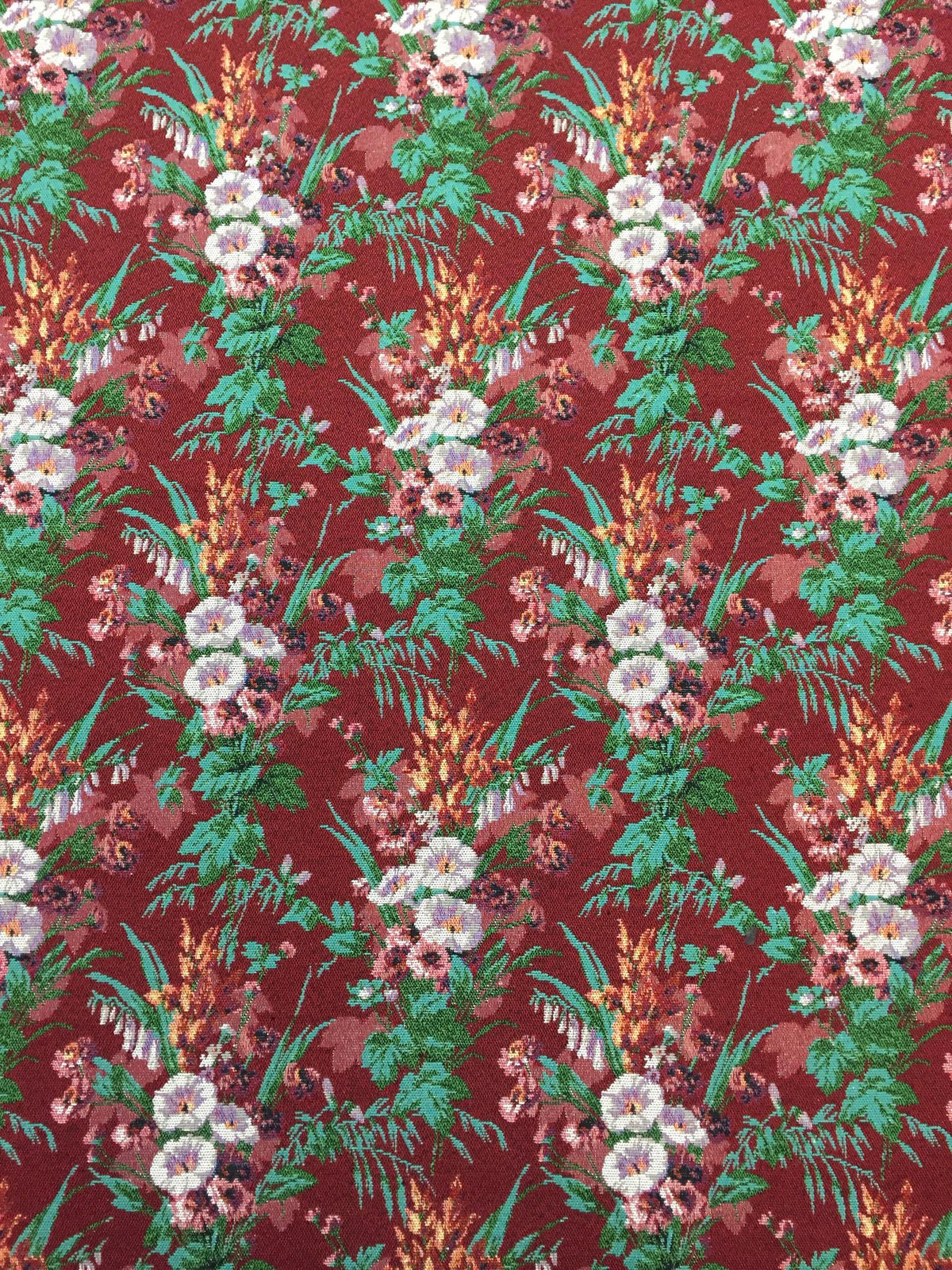 Bamboo Blossom Polyester Jacquard Fabric for Bags Polyester Jacquard Fabric