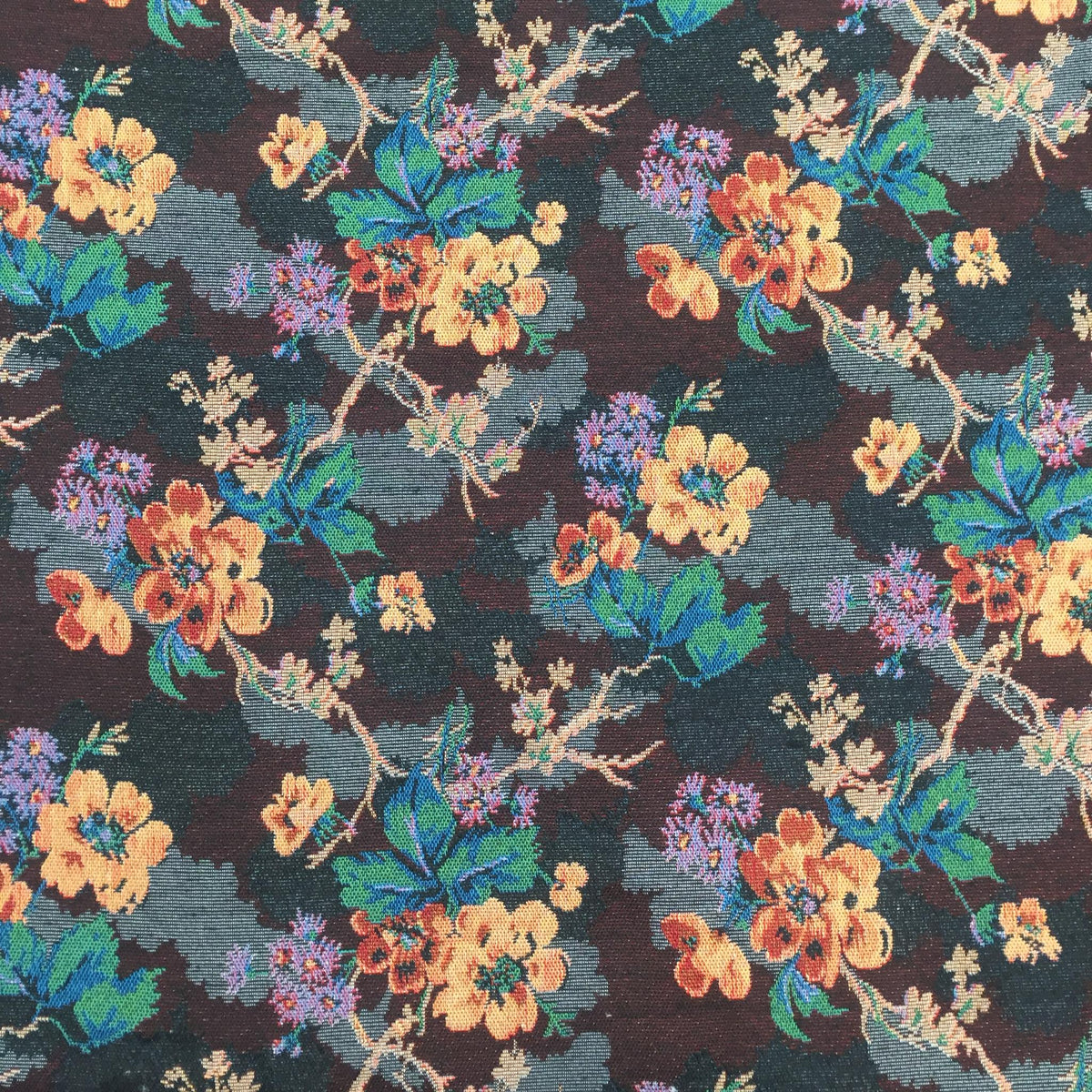 Blossom Trail Polyester Jacquard Fabric for Bags Polyester Jacquard Fabric