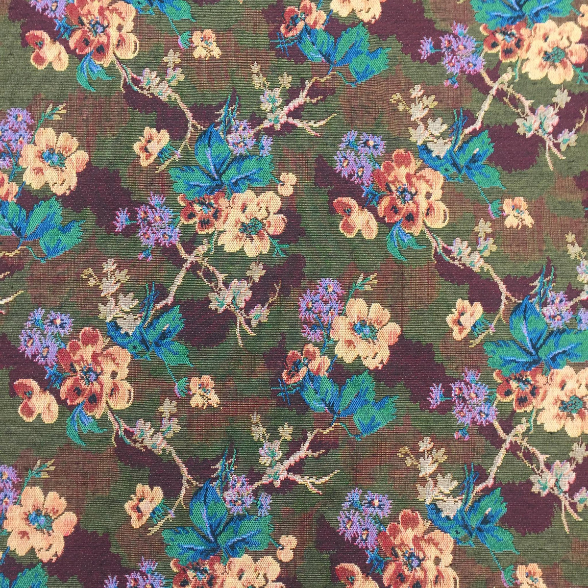 Blossom Trail Polyester Jacquard Fabric for Bags Polyester Jacquard Fabric