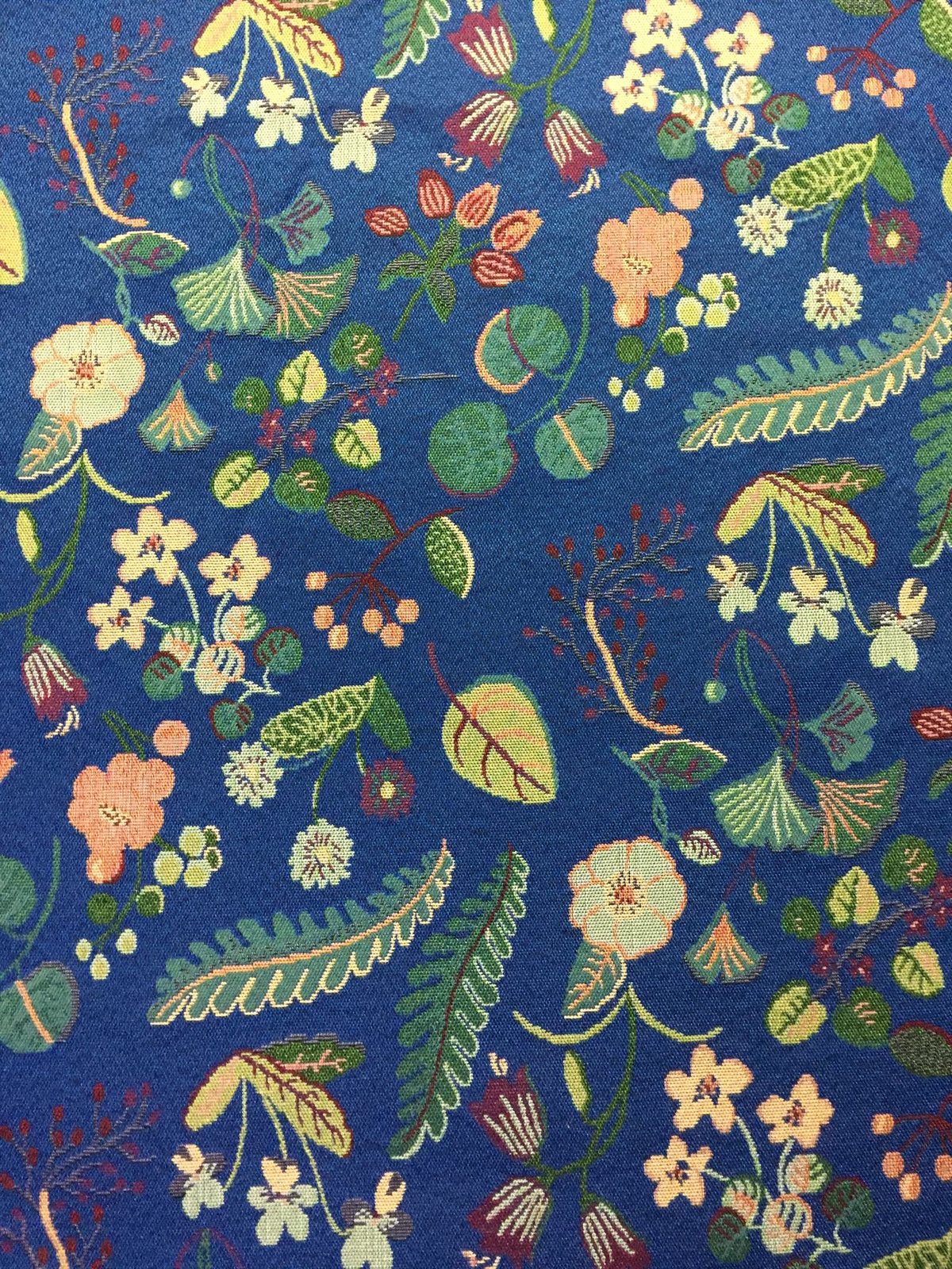 Botanical Scatter Polyester Jacquard Fabric for Bags Polyester Jacquard Fabric