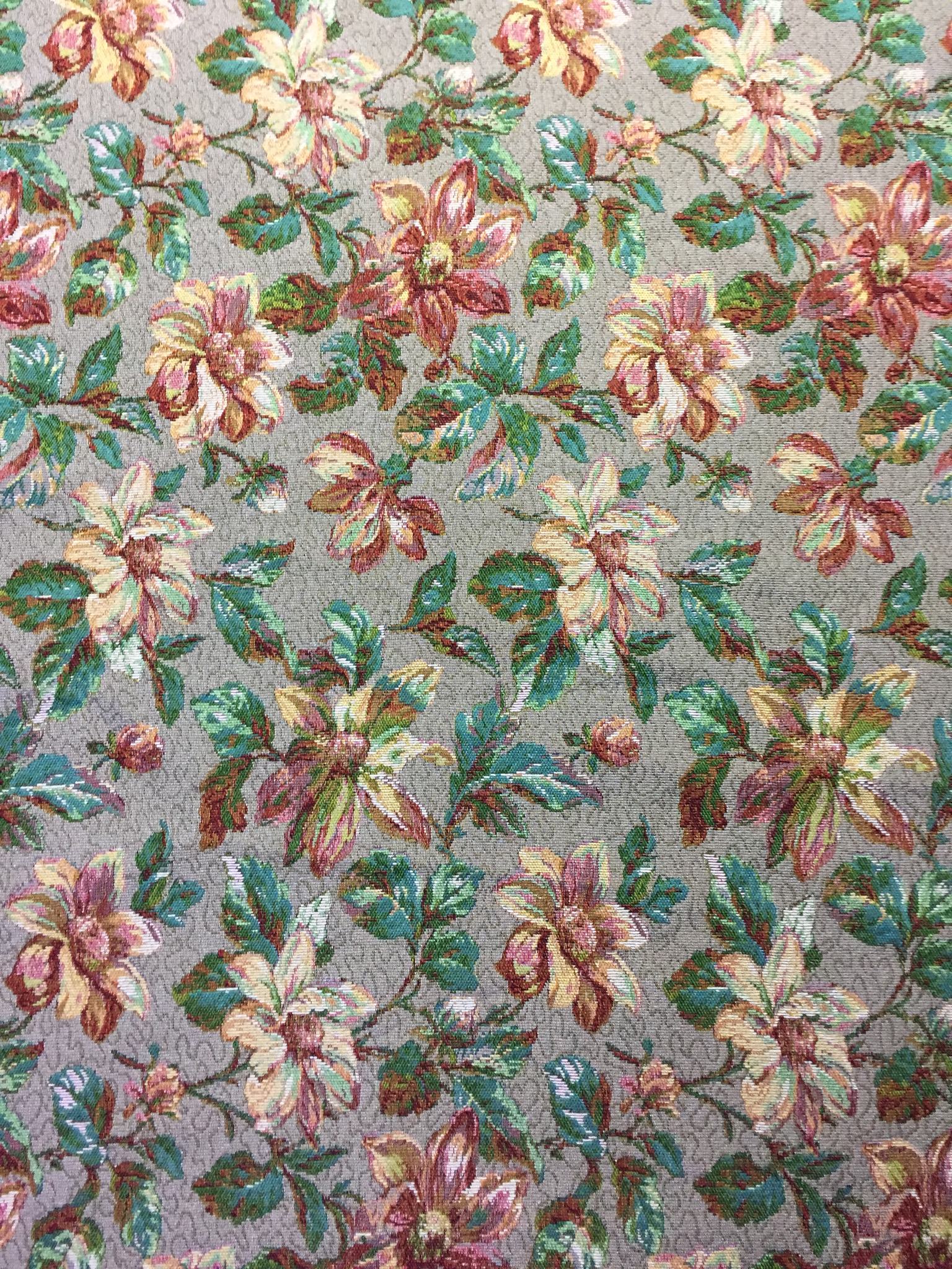 Branching Bloom Polyester Jacquard Fabric for Bags Polyester Jacquard Fabric