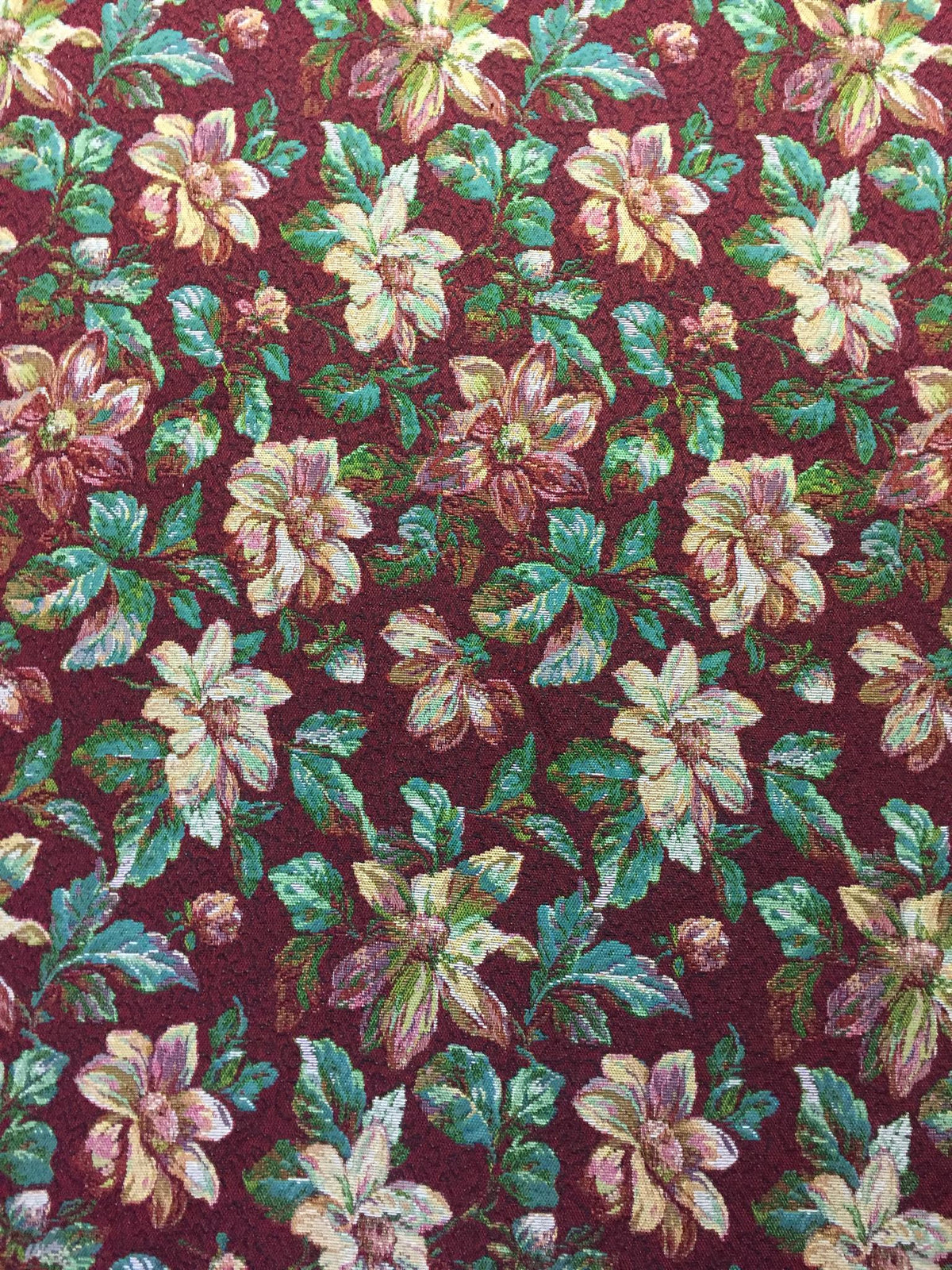 Branching Bloom Polyester Jacquard Fabric for Bags Polyester Jacquard Fabric