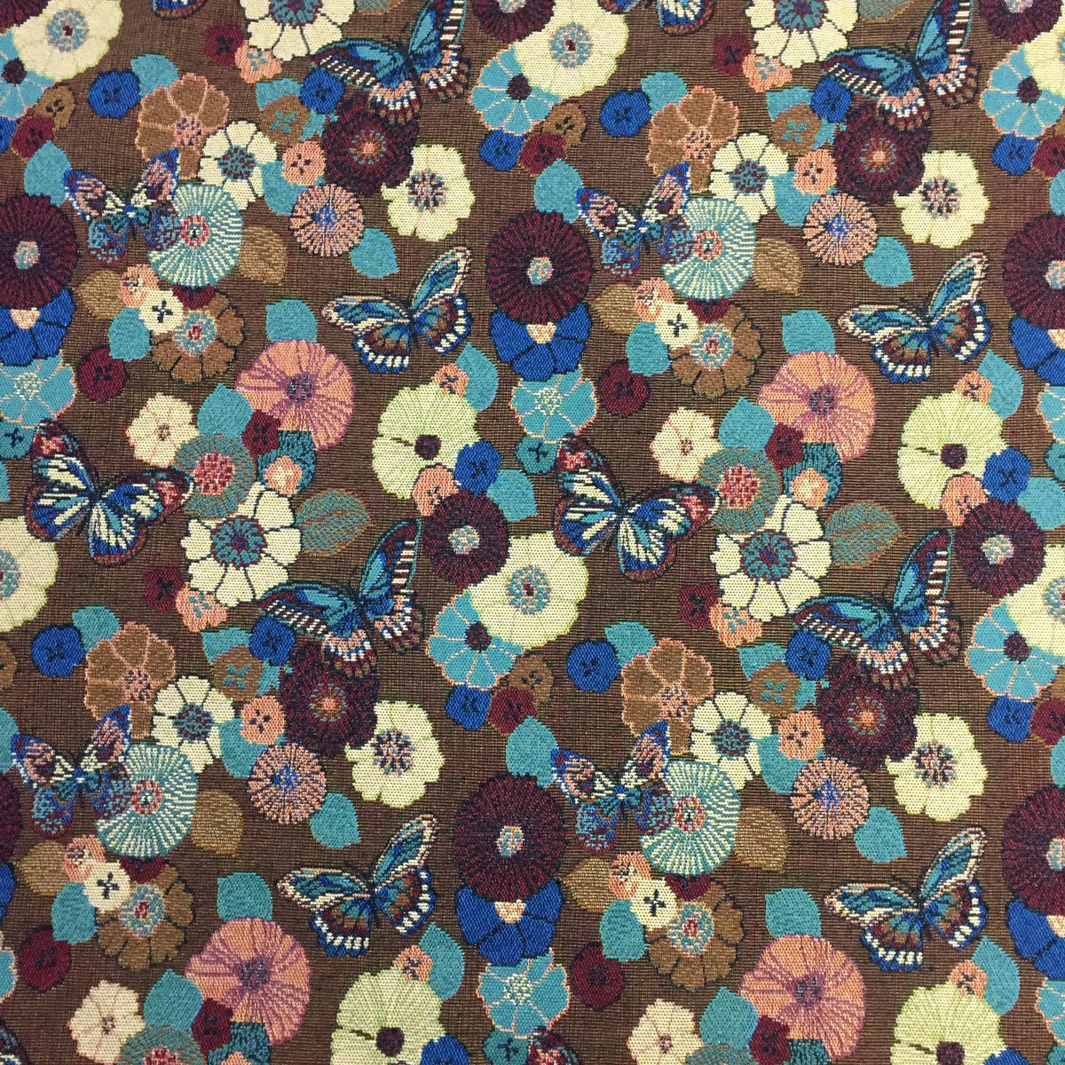 Butterfly Meadow Polyester Jacquard Fabric for Bags Polyester Jacquard Fabric