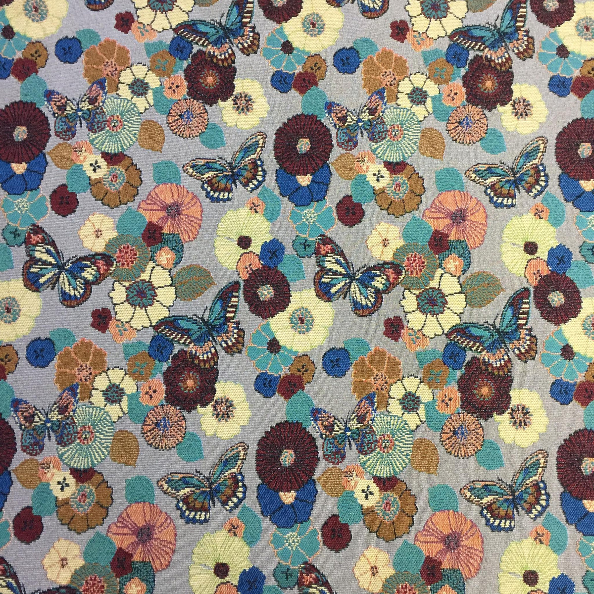 Butterfly Meadow Polyester Jacquard Fabric for Bags Polyester Jacquard Fabric