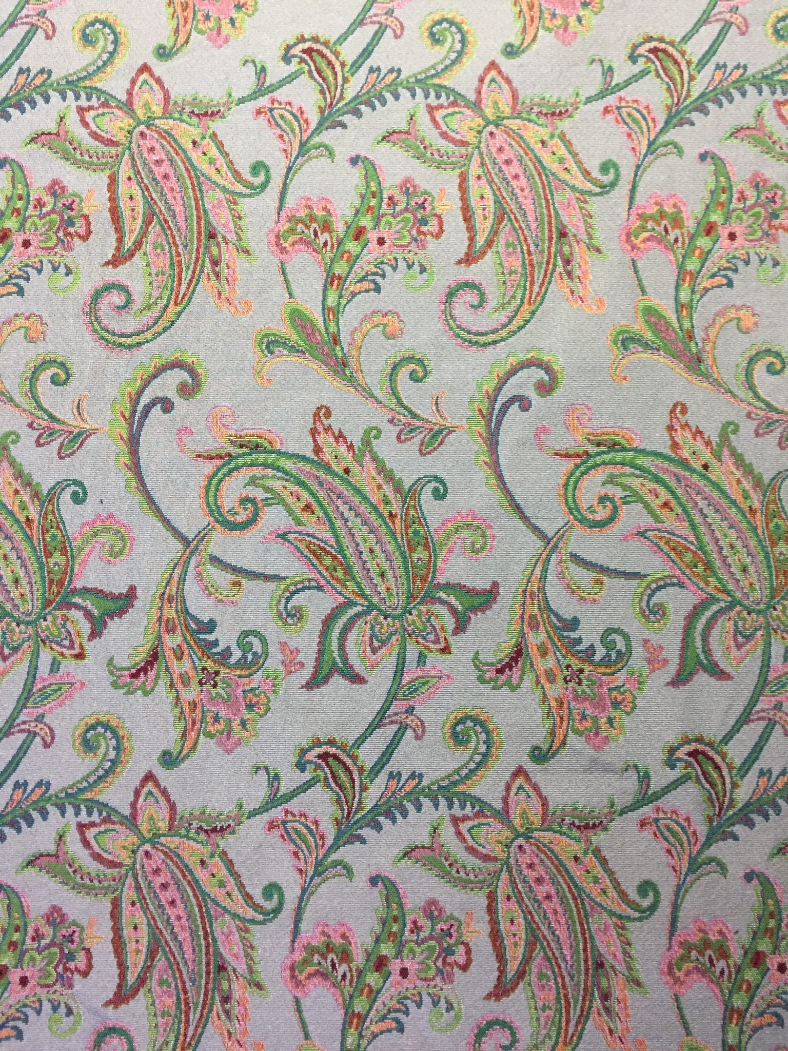 Classic Paisley Polyester Jacquard Fabric for Bags Polyester Jacquard Fabric