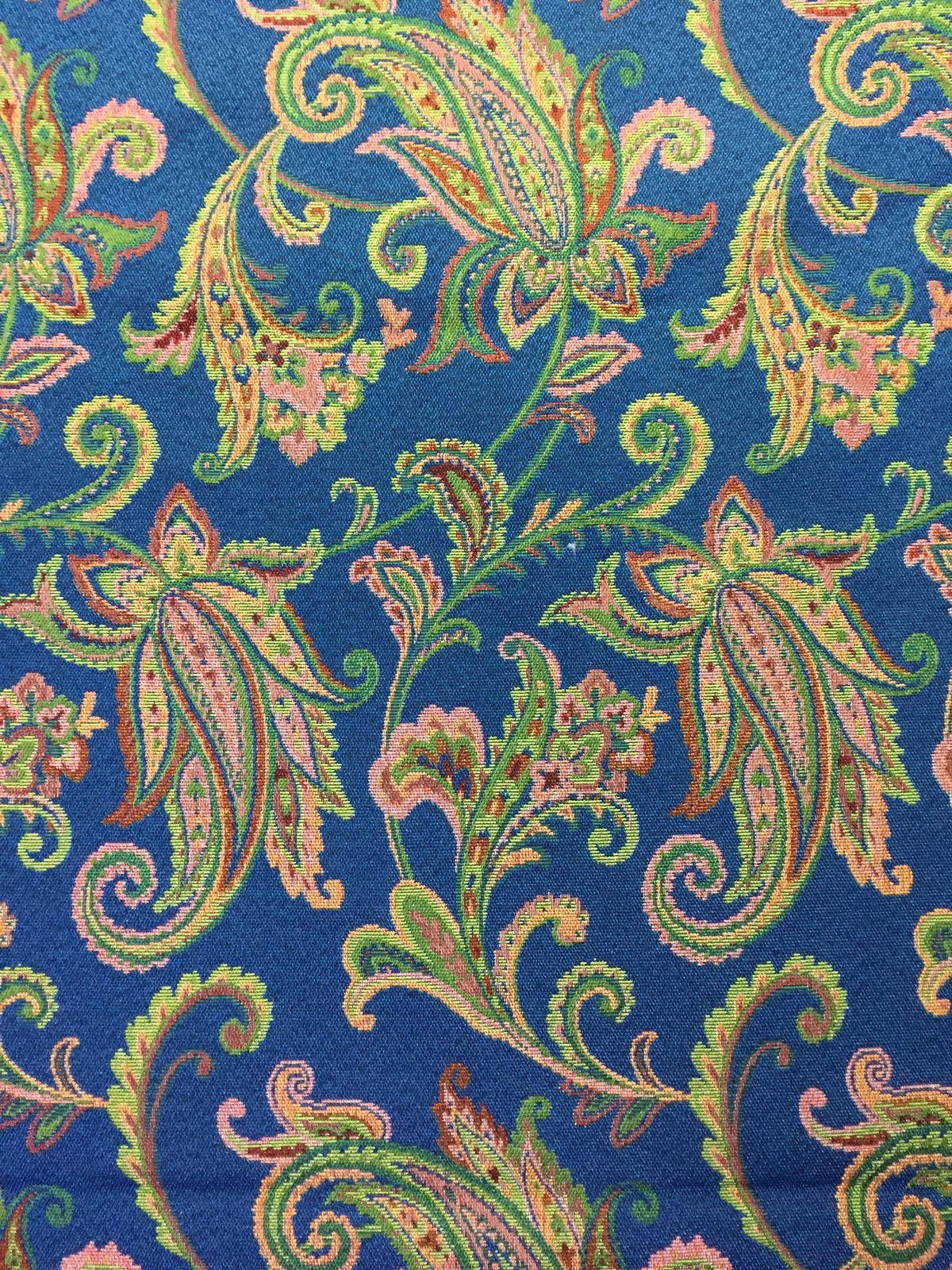 Classic Paisley Polyester Jacquard Fabric for Bags Polyester Jacquard Fabric