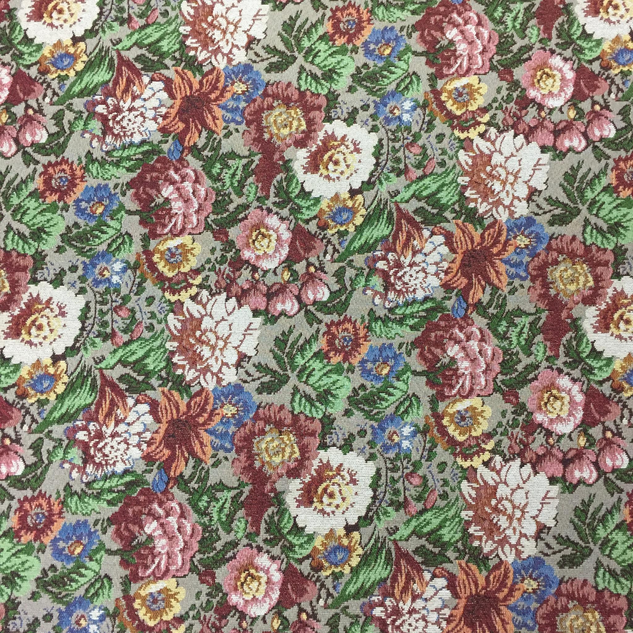 Cottage Garden Polyester Jacquard Fabric for Bags Polyester Jacquard Fabric