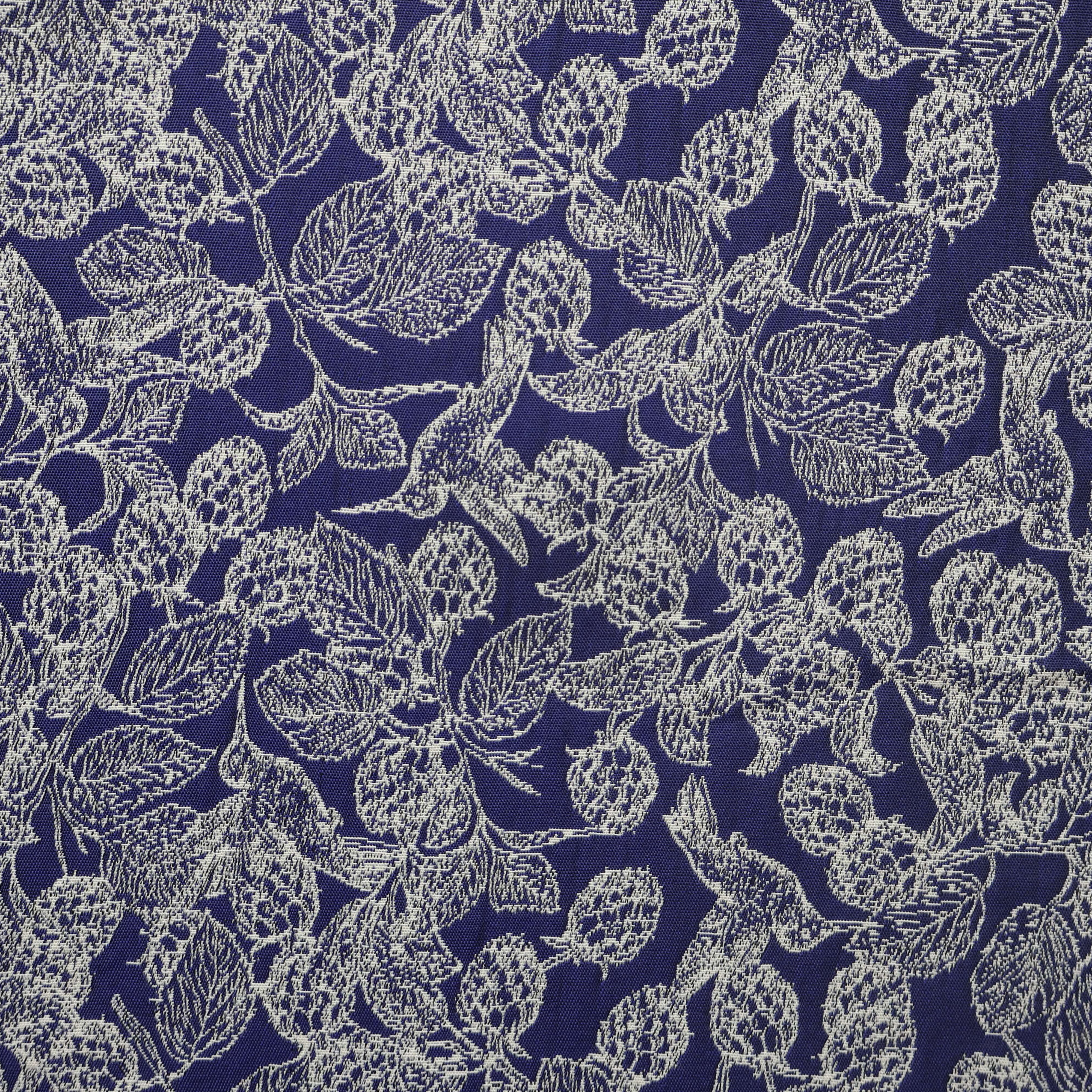 Botanical Berry Jacquard Fabric Curtain & Drapery