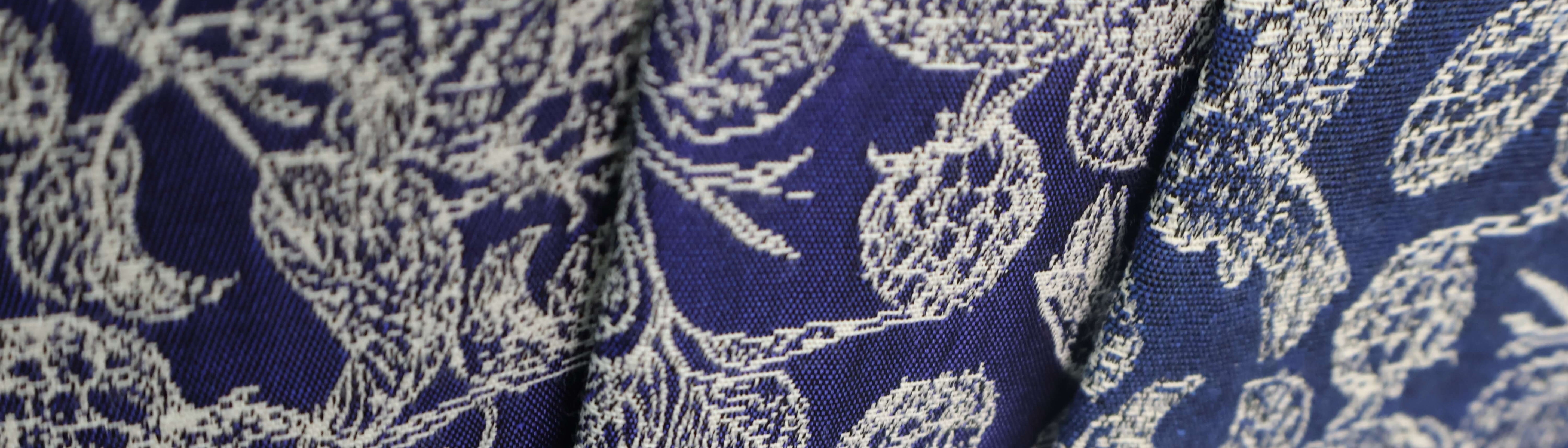 Floral Velvet Jacquard | 500gsm Polyester for Garments & Bags Jacquard Fabric