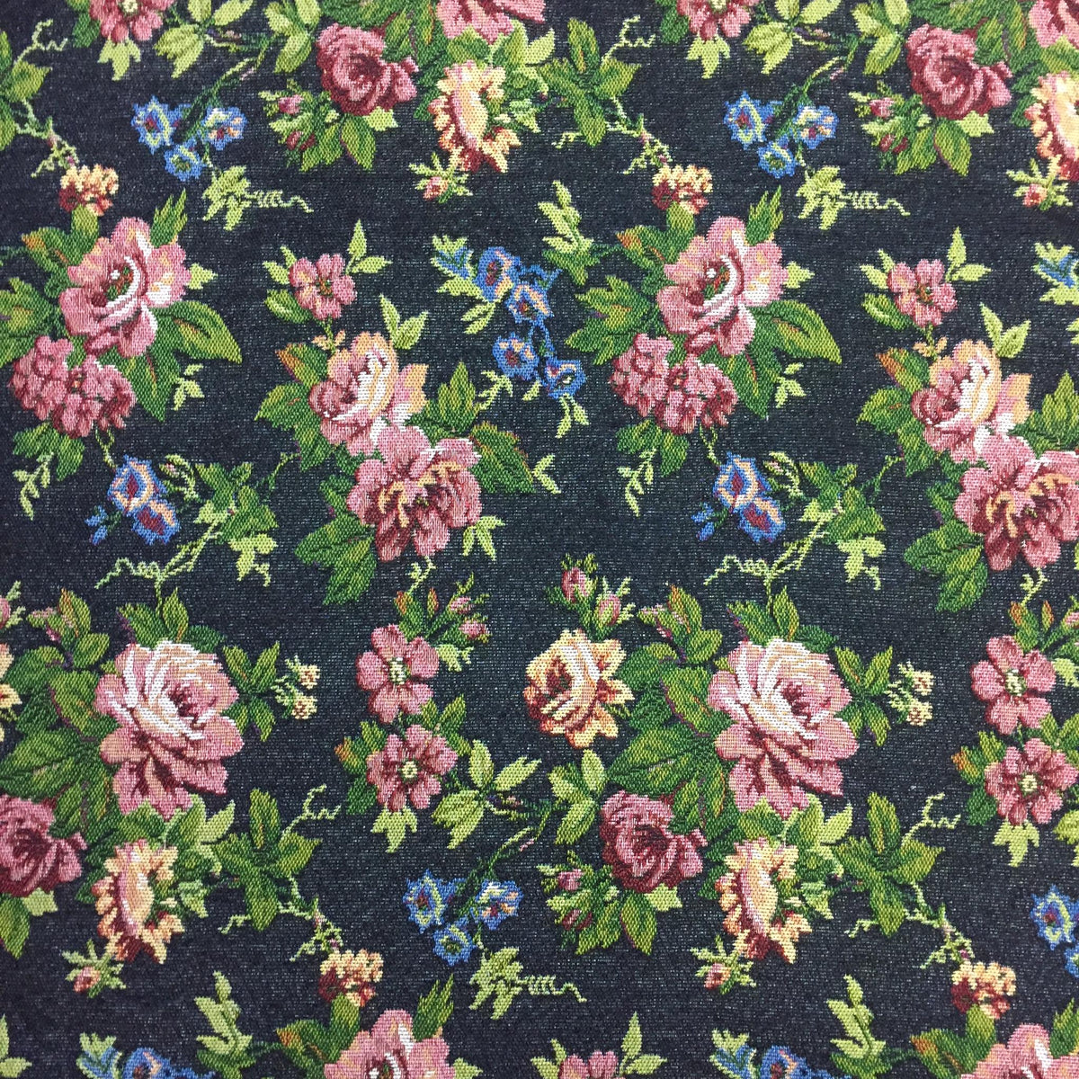 Garden Rose Polyester Jacquard Fabric for Bags Polyester Jacquard Fabric