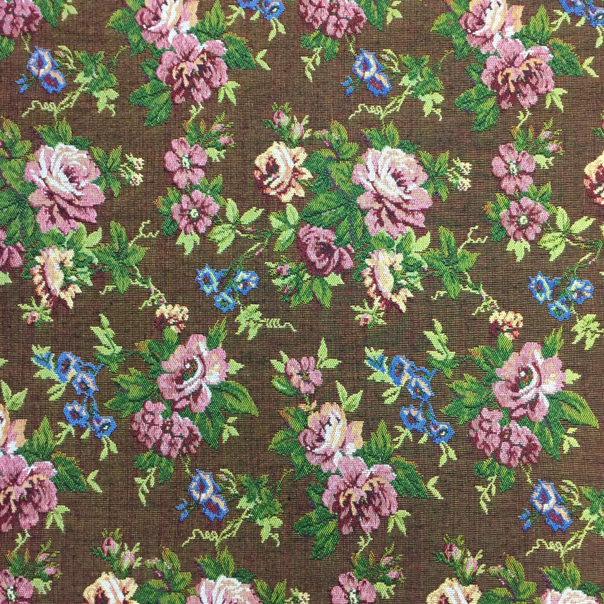 Garden Rose Polyester Jacquard Fabric for Bags Polyester Jacquard Fabric