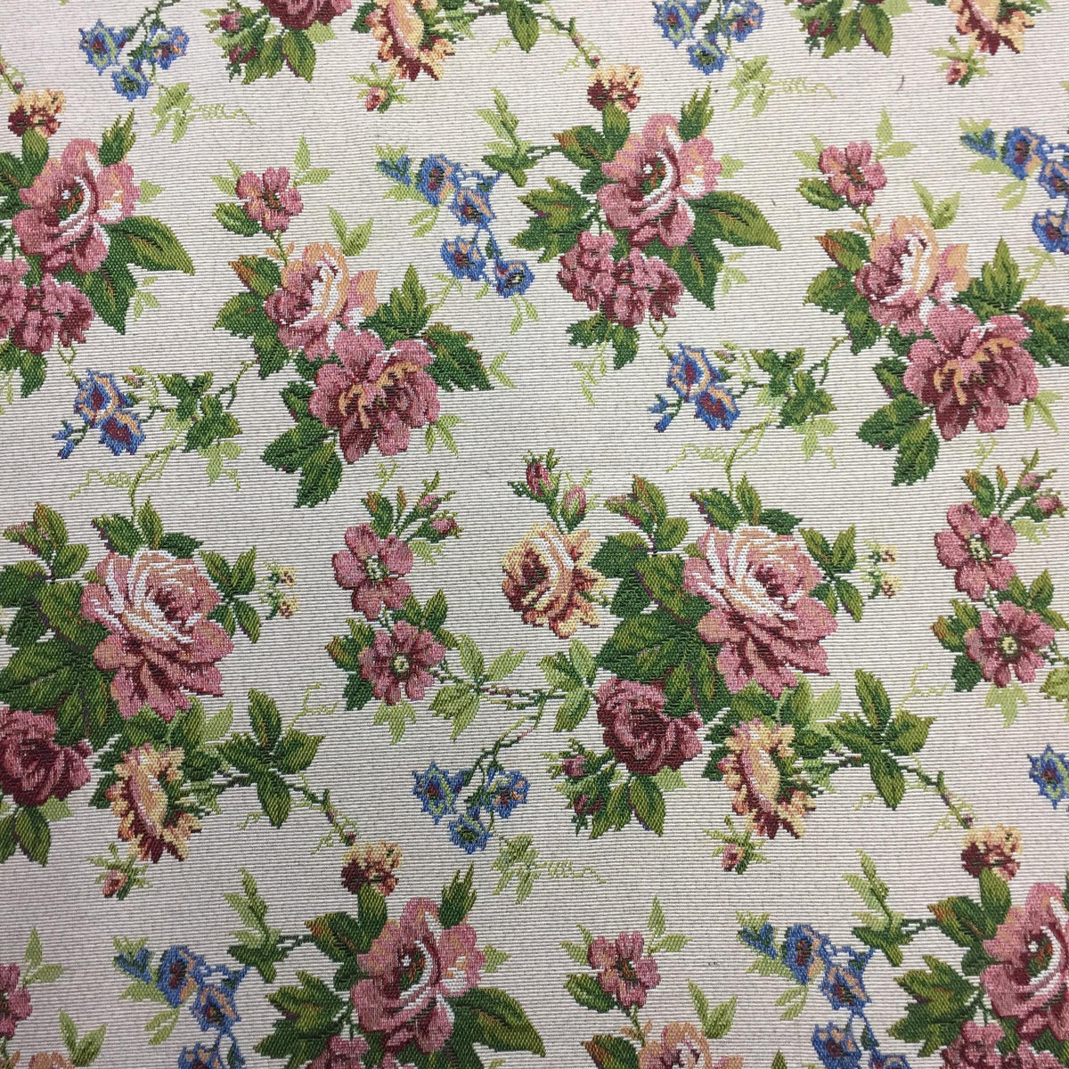 Garden Rose Polyester Jacquard Fabric for Bags Polyester Jacquard Fabric