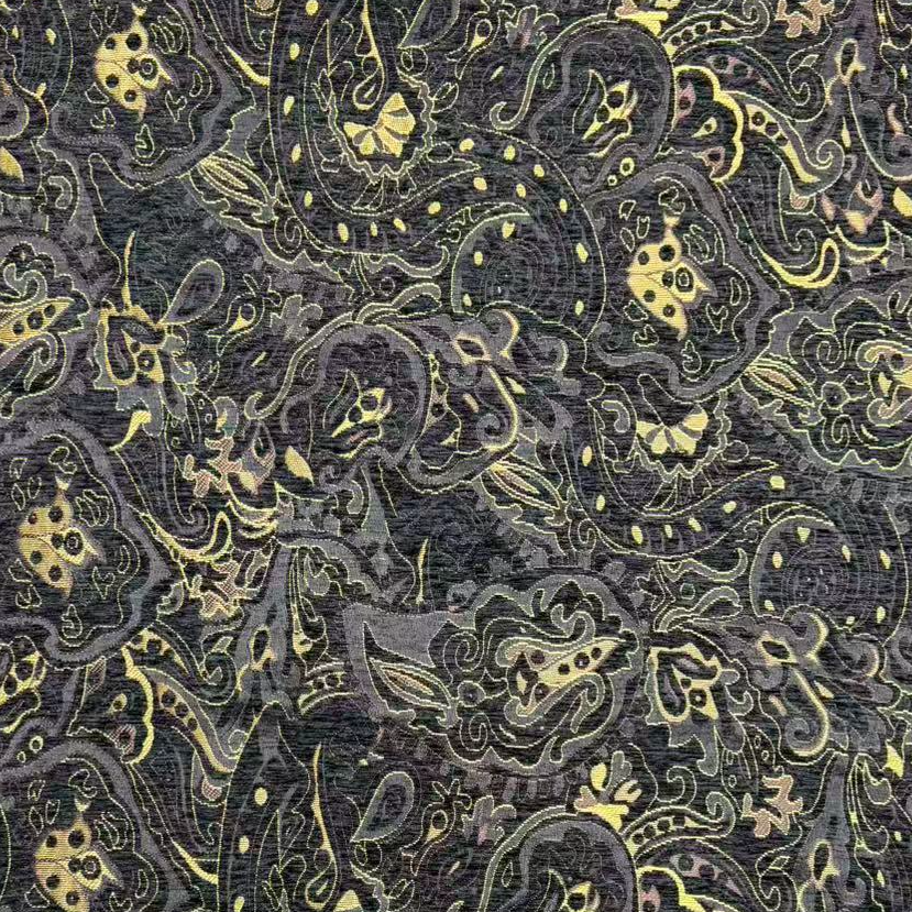 Paisley Chenille Jacquard Fabric Chenille Jacquard Fabric