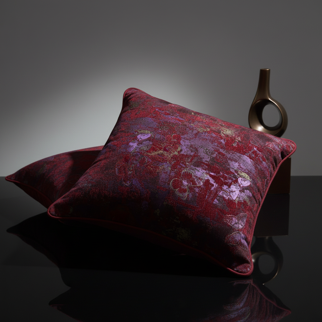 Jacquard Cushion Close-up