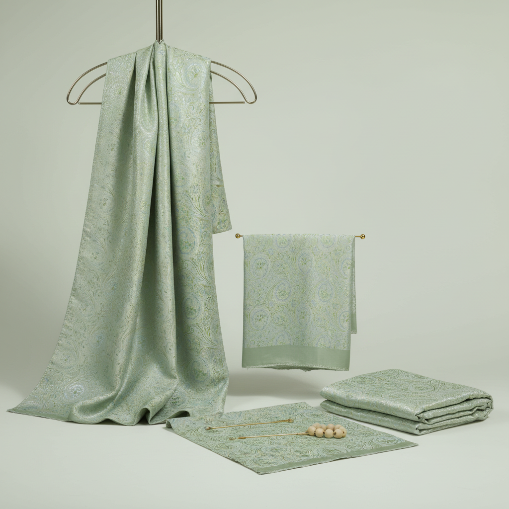 Jacquard Scarf Editorial