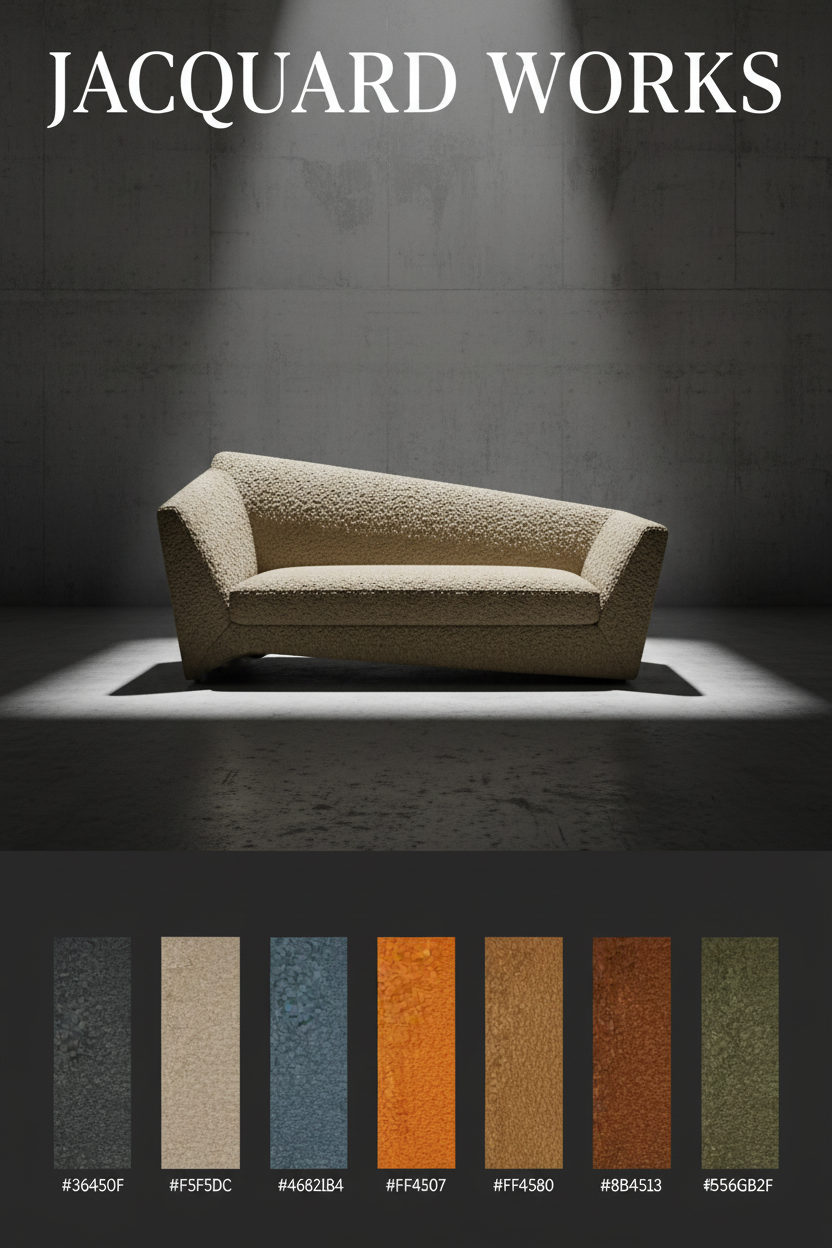 JACQUARD WORKS Brand Editorial Poster