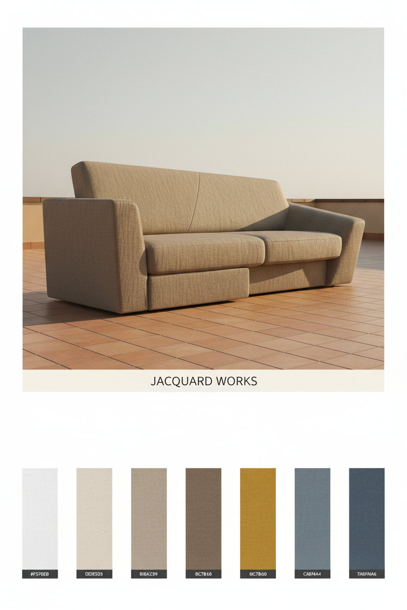 JACQUARD WORKS Editorial Poster