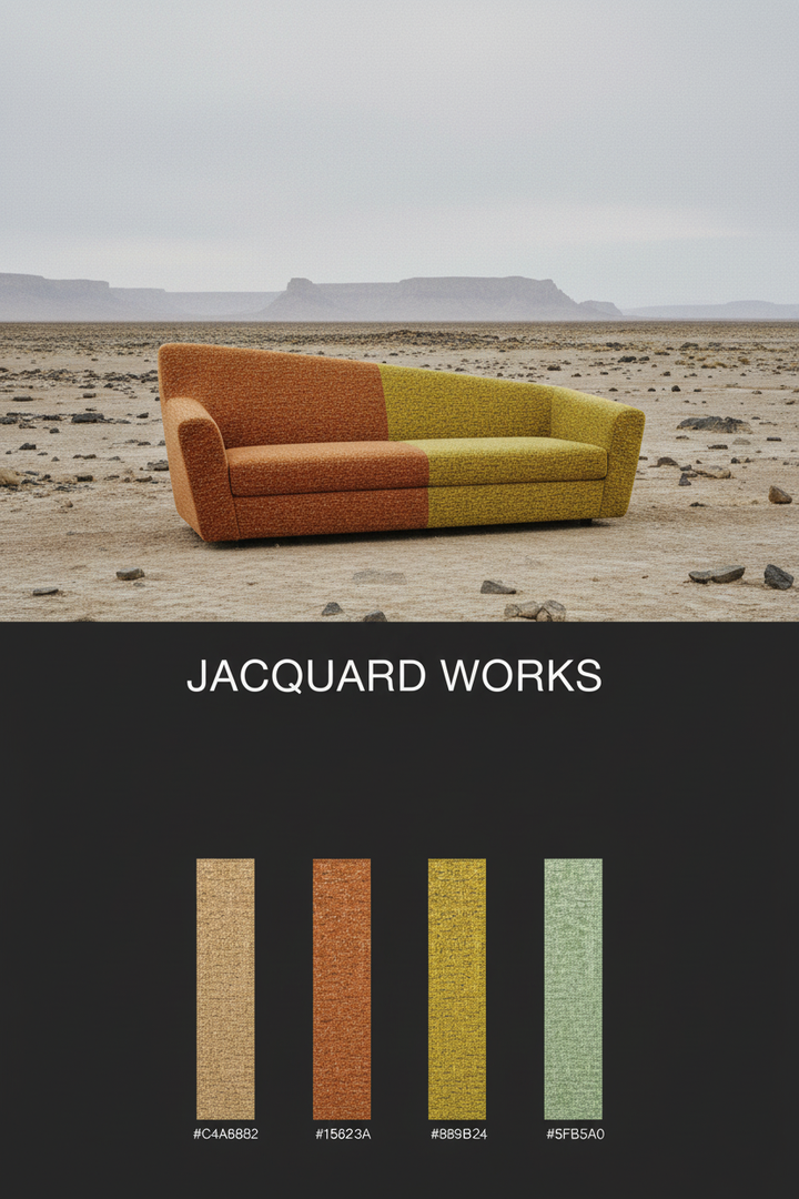 JACQUARD WORKS Outdoor Editorial Poster