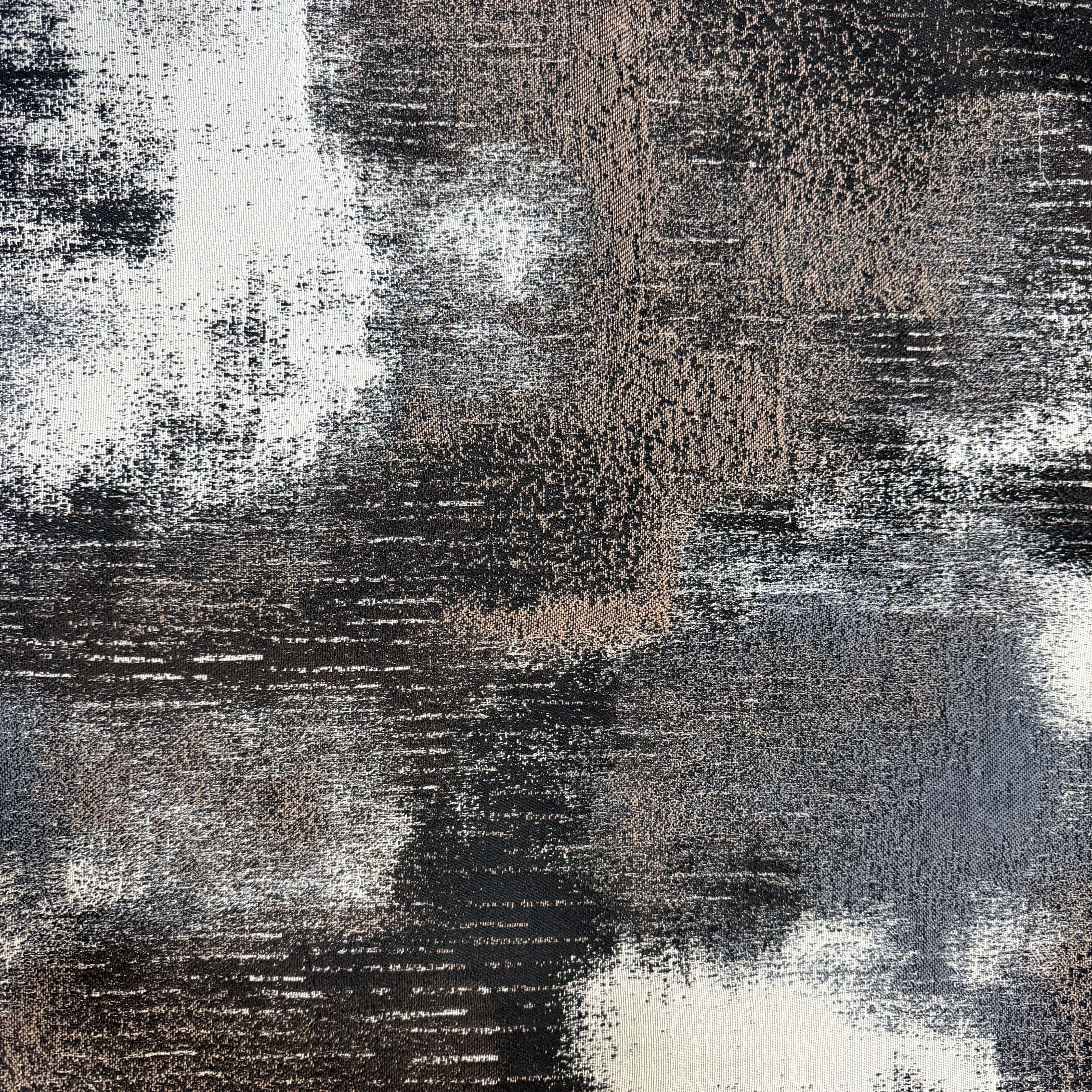 Abstract Brushstroke Jacquard Fabric Cotton-Poly Jacquard Fabric