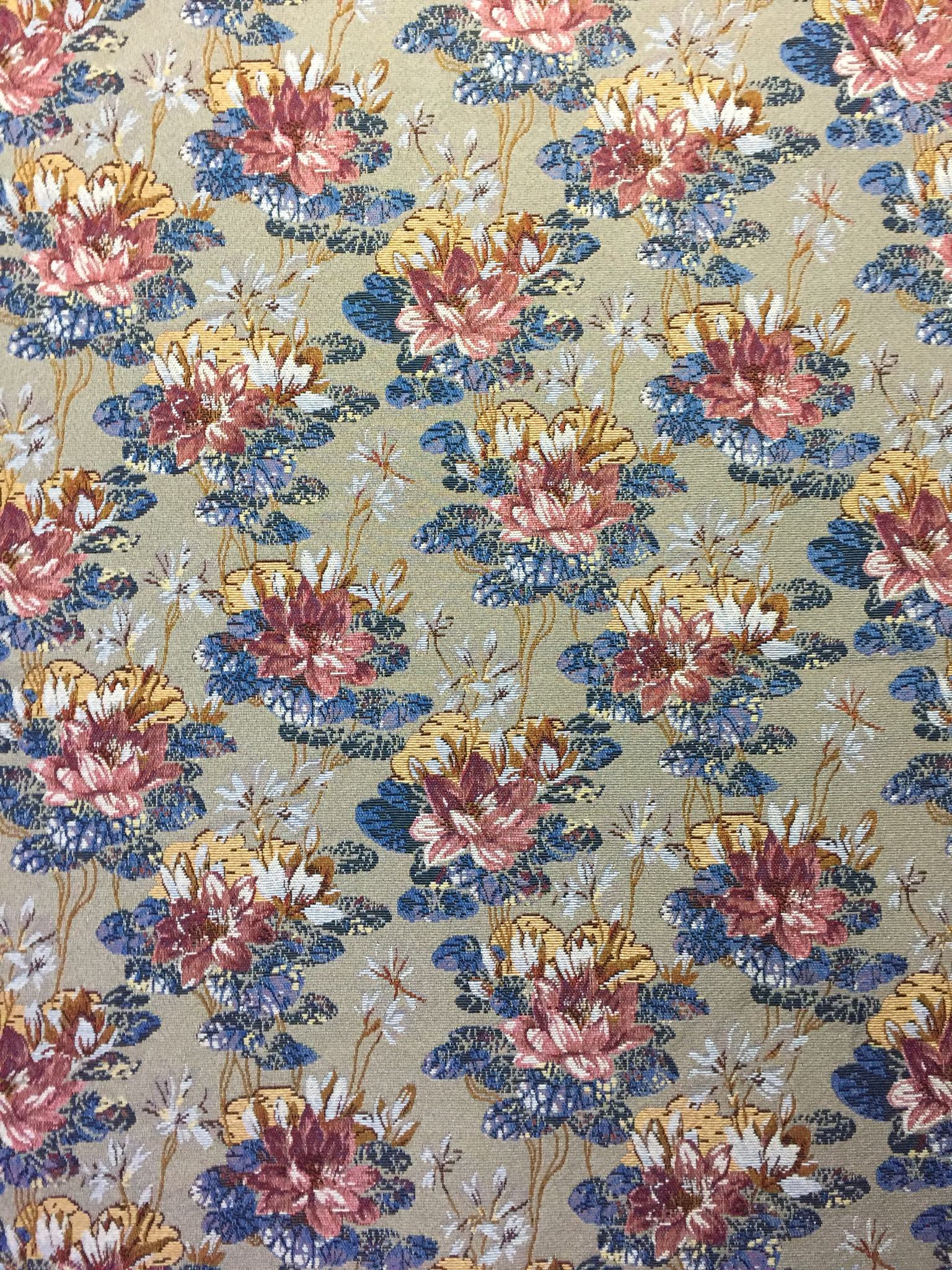 Layered Bloom Polyester Jacquard Fabric for Bags Polyester Jacquard Fabric