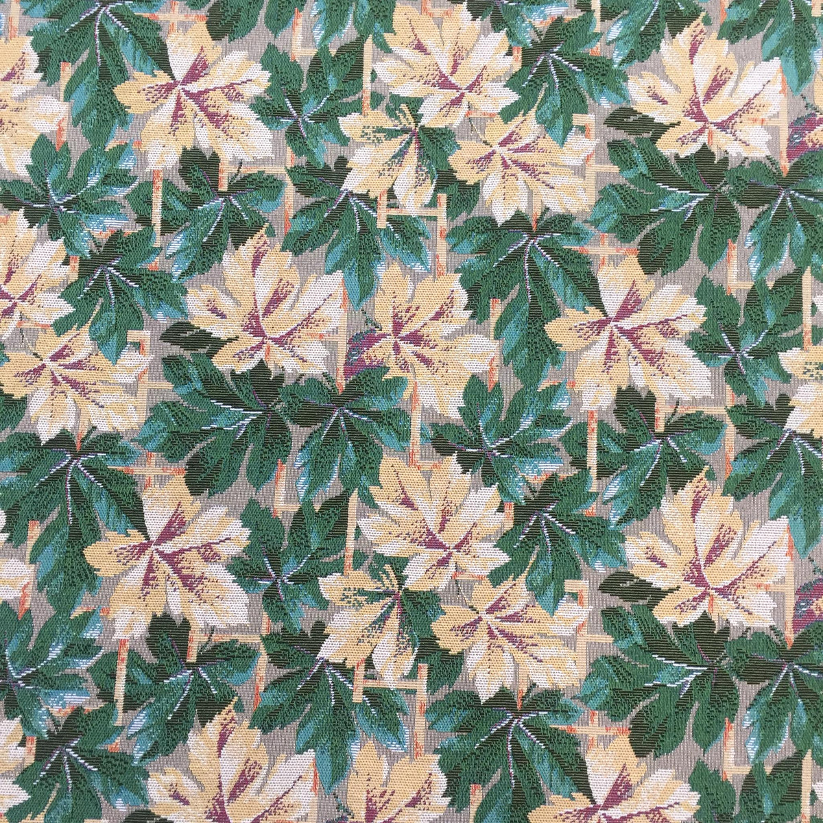 Maple Leaf Polyester Jacquard Fabric for Bags Polyester Jacquard Fabric