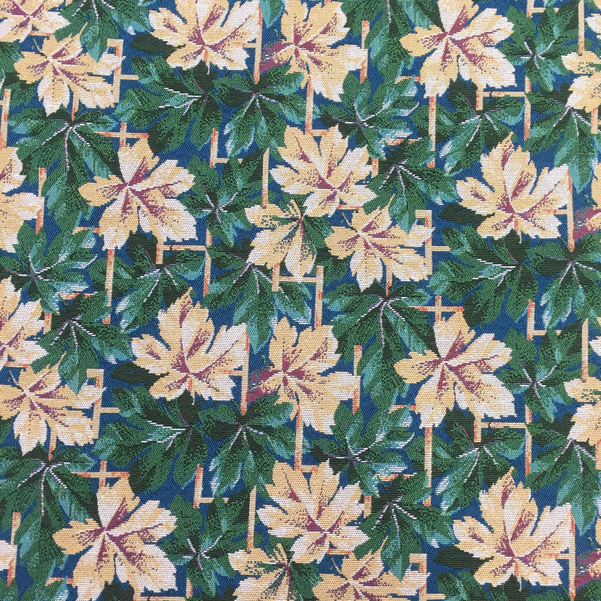 Maple Leaf Polyester Jacquard Fabric for Bags Polyester Jacquard Fabric