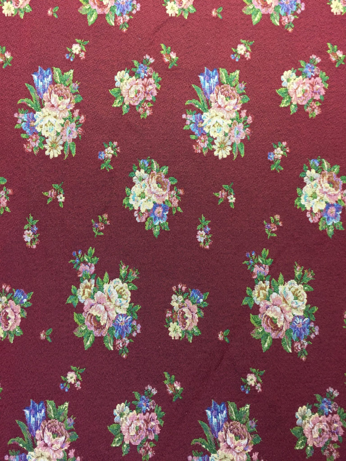 Petite Bouquet Polyester Jacquard Fabric for Bags Polyester Jacquard Fabric