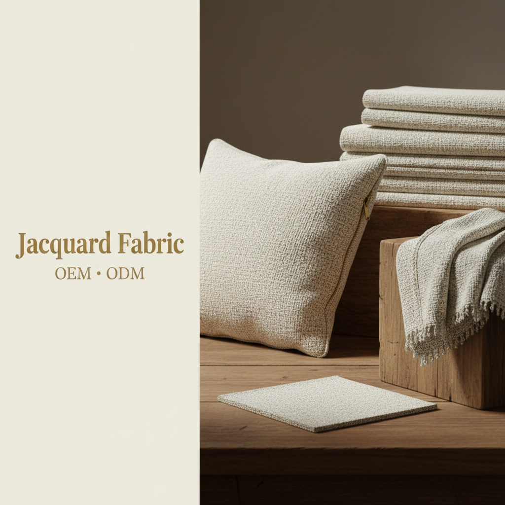 Ivory Open Weave Textured Jacquard Woven Fabric | 100% Polyester | 145cm | Wholesale OEM Functional Fabric