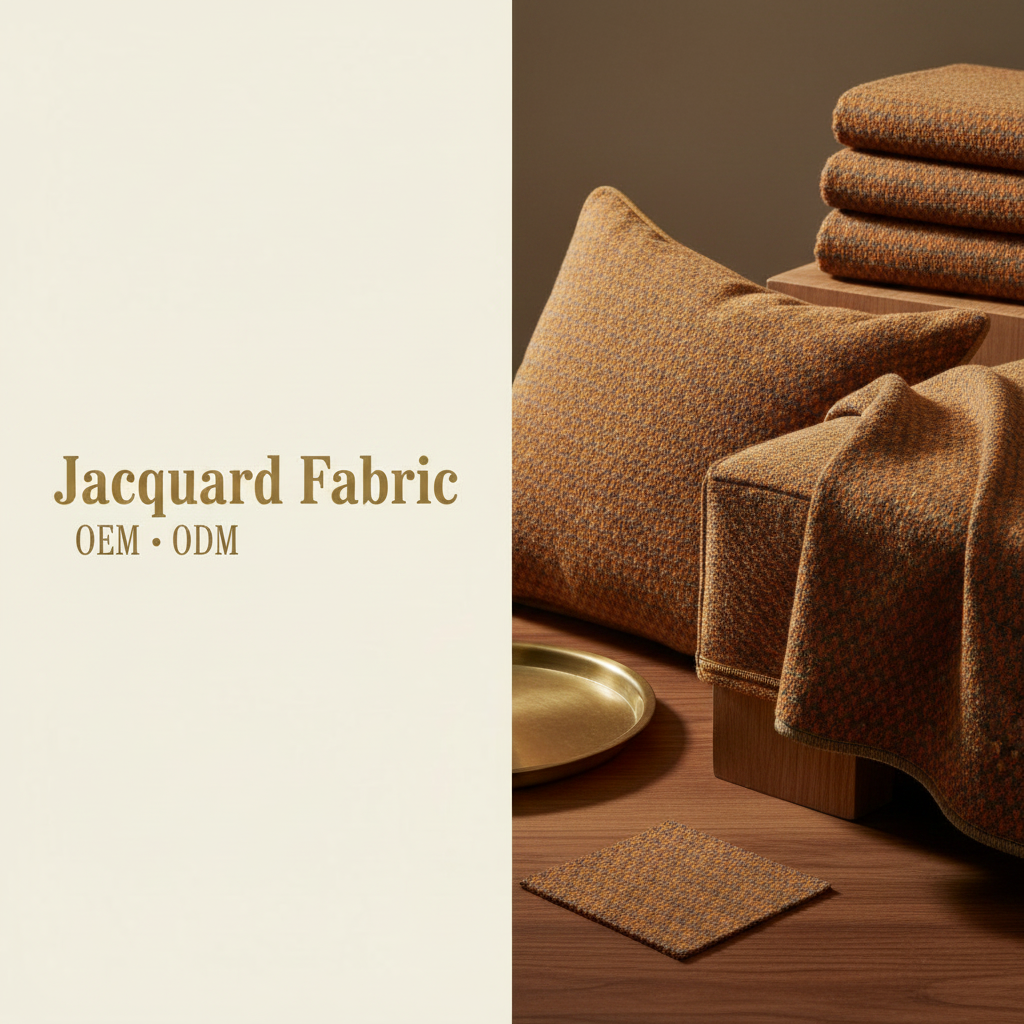 Multi-Color Open Weave Chenille Jacquard Fabric | 100% Polyester | 145cm | Coating Available | Wholesale OEM Functional Fabric