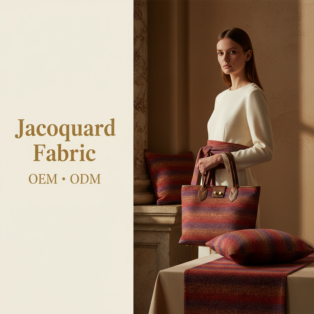 Multicolor Gradient Stripe Chenille Jacquard Fabric | Chenille Polyester | 150cm | Wholesale OEM Custom Chenille Jacquard Fabric