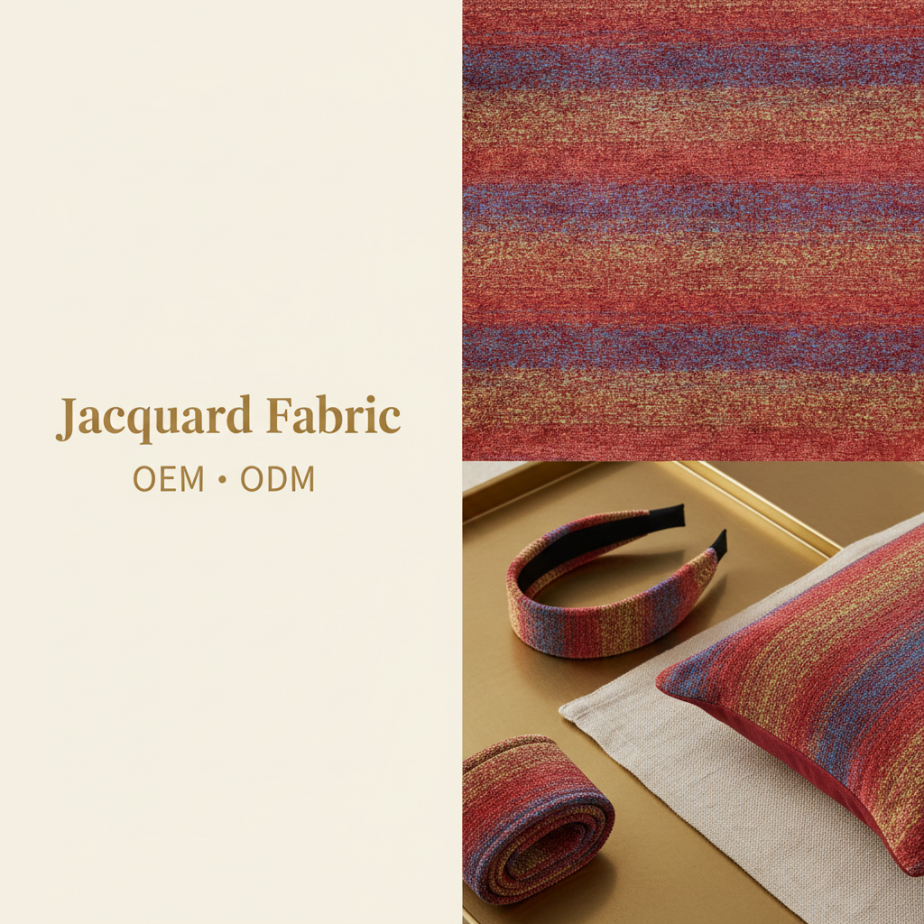 Multicolor Gradient Stripe Chenille Jacquard Fabric | Chenille Polyester | 150cm | Wholesale OEM Custom Chenille Jacquard Fabric