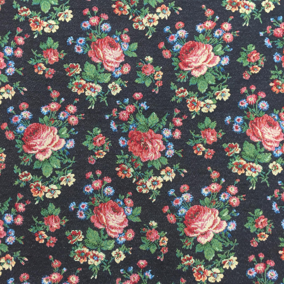Rose Posy Polyester Jacquard Fabric for Bags Polyester Jacquard Fabric