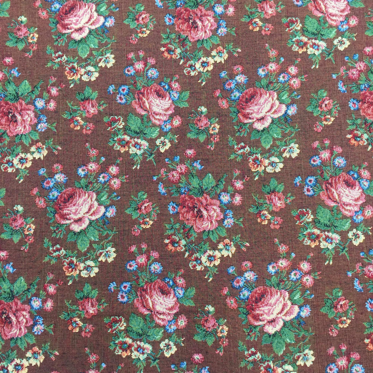 Rose Posy Polyester Jacquard Fabric for Bags Polyester Jacquard Fabric