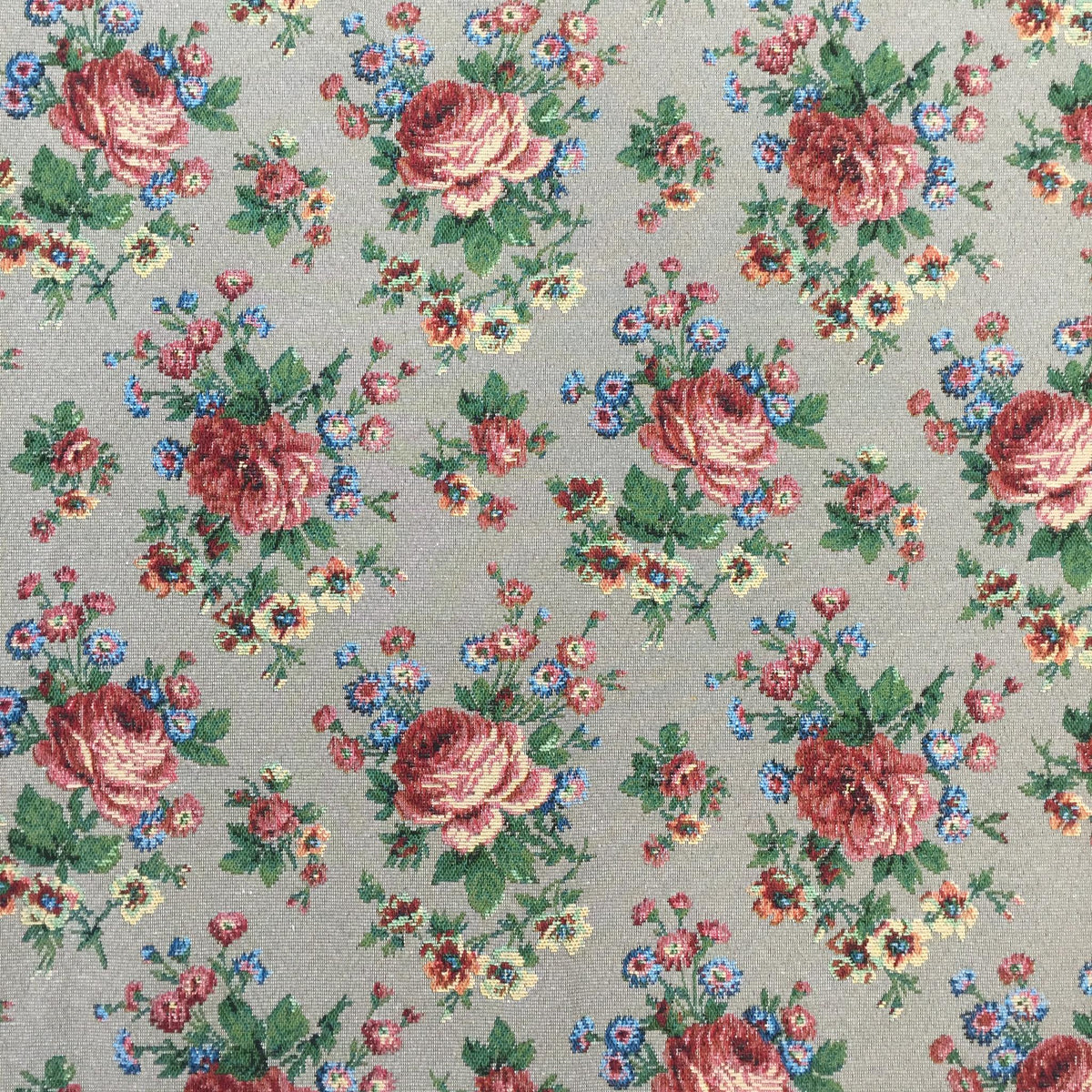 Rose Posy Polyester Jacquard Fabric for Bags Polyester Jacquard Fabric