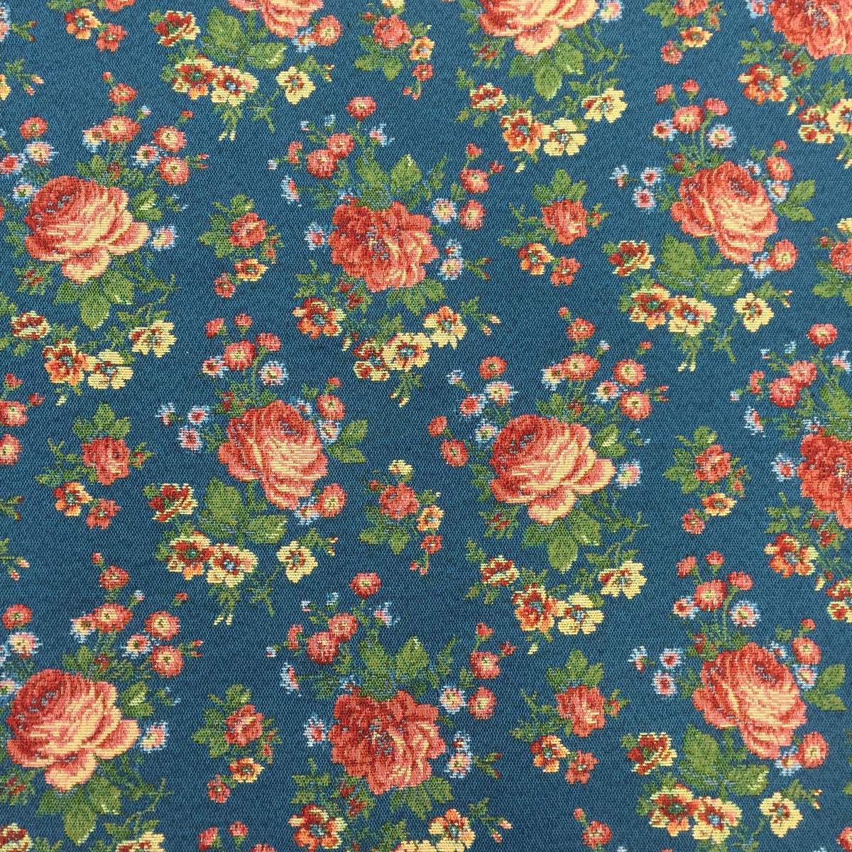 Rose Posy Polyester Jacquard Fabric for Bags Polyester Jacquard Fabric