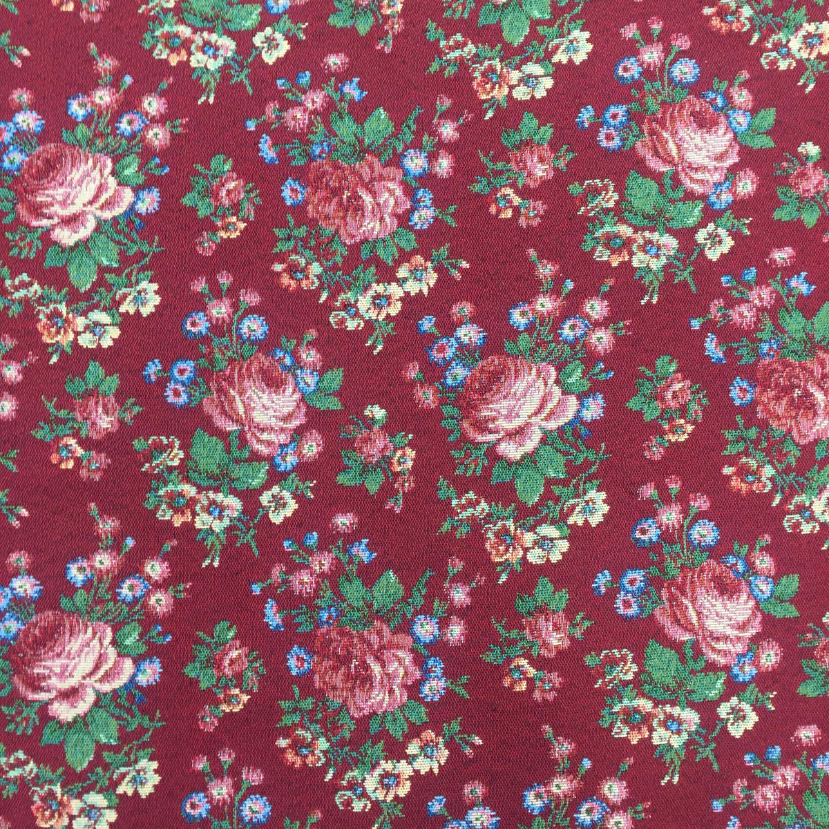 Rose Posy Polyester Jacquard Fabric for Bags Polyester Jacquard Fabric