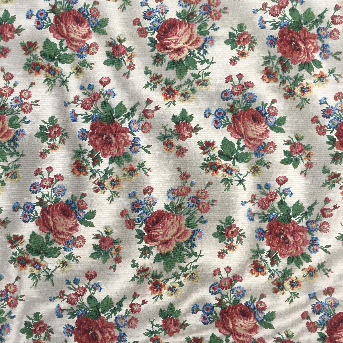 Rose Posy Polyester Jacquard Fabric for Bags Polyester Jacquard Fabric