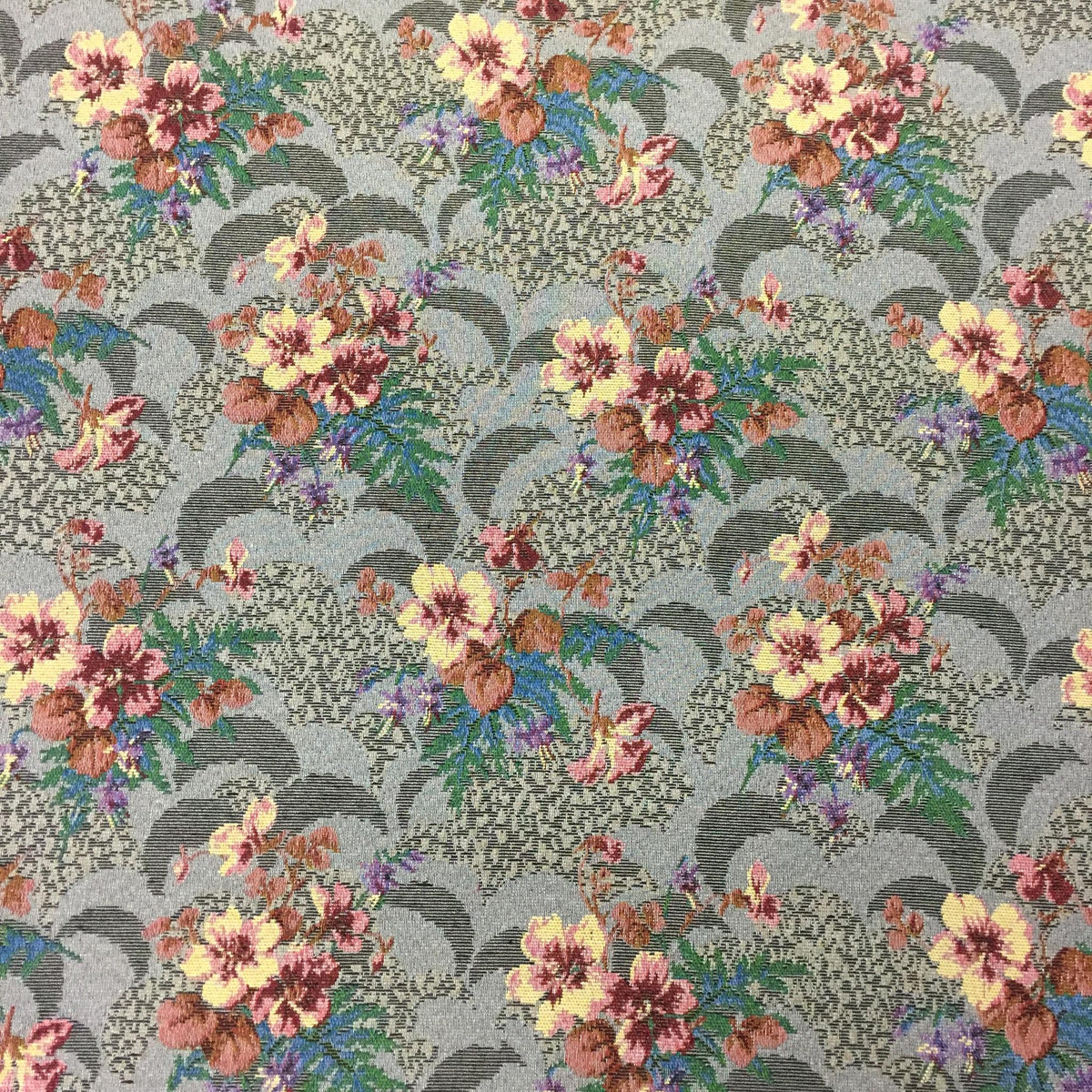 Scalloped Garden Polyester Jacquard Fabric for Bags Polyester Jacquard Fabric